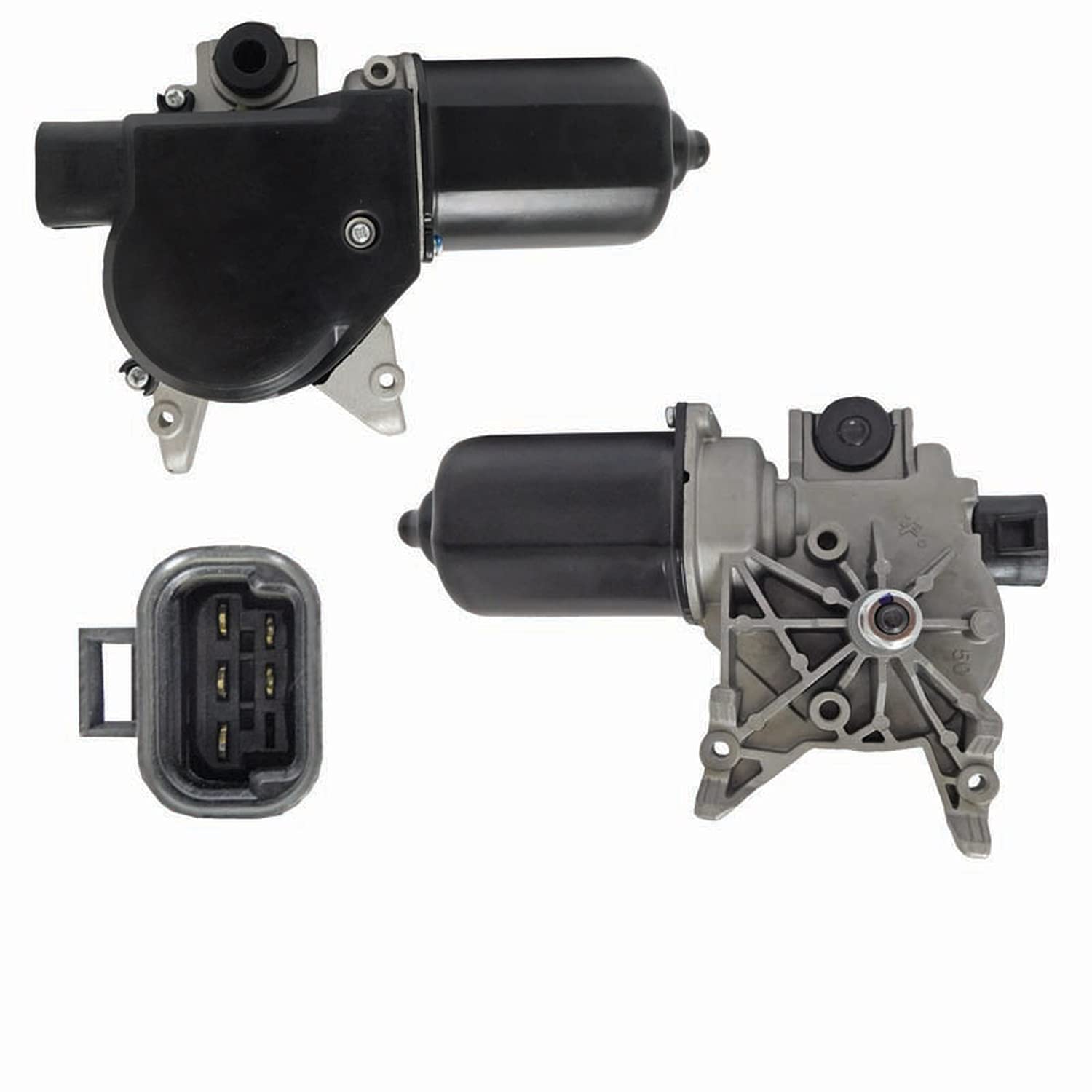 Oeg Parts New Front Wiper Motor W/Pulseboard Module Compatible With Chevrolet Chevy Silverado 1500 2500, Avalanche 1500, Tahoe 1