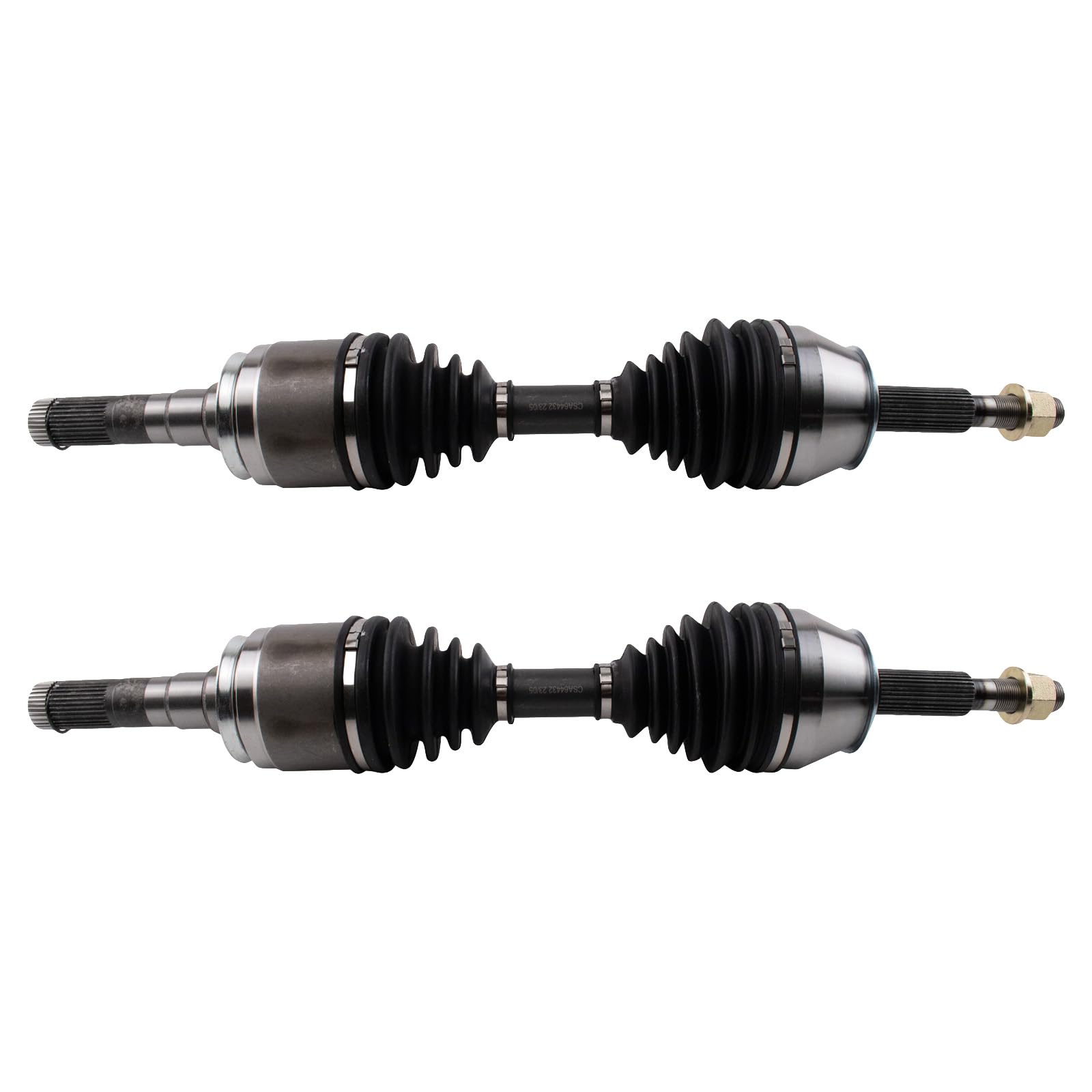 Trq Front Cv Axle Shaft Assembly Set Compatible With 2014-2016 Jeep Cherokee