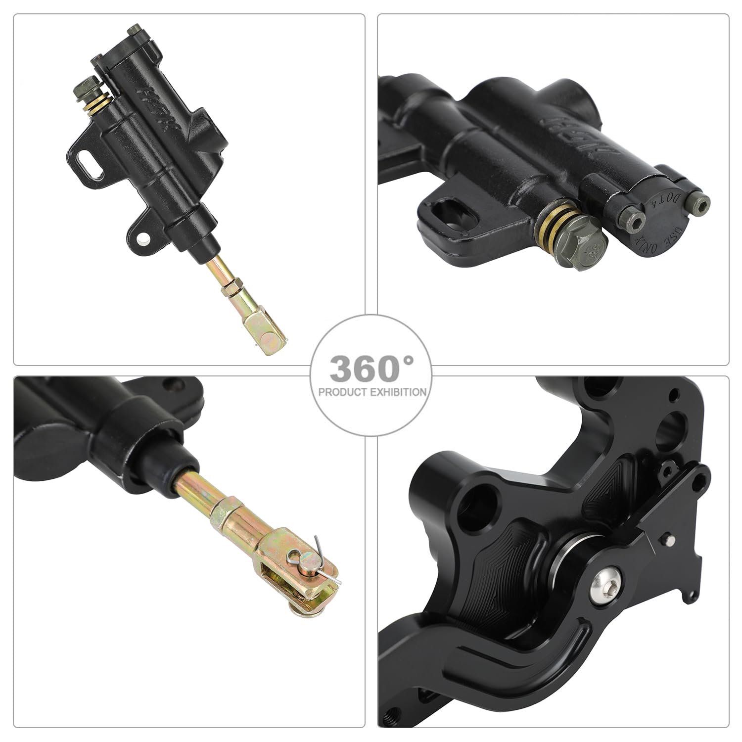 Iuvwisn Motorcycle Hydraulic Foot Brake Pedal Lever Kit Cnc For Surron Sur Ron Light Bee X/S/Lbx Segway X260 X160 Electric Dirt Bike Ebike