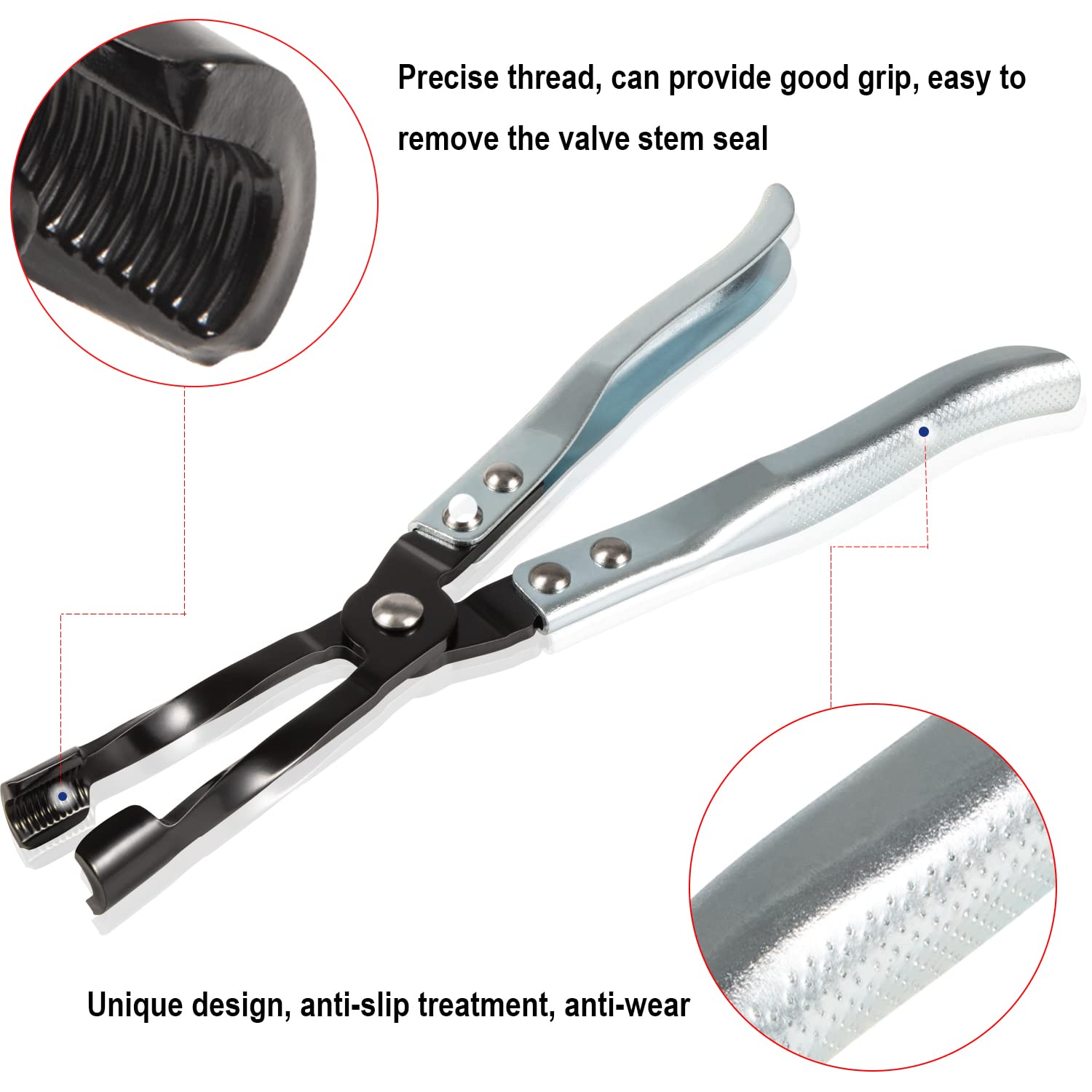 Hw0107 Valve Seal Pliers Valve Stem Seal Removal Remover Tool 27Cm Length