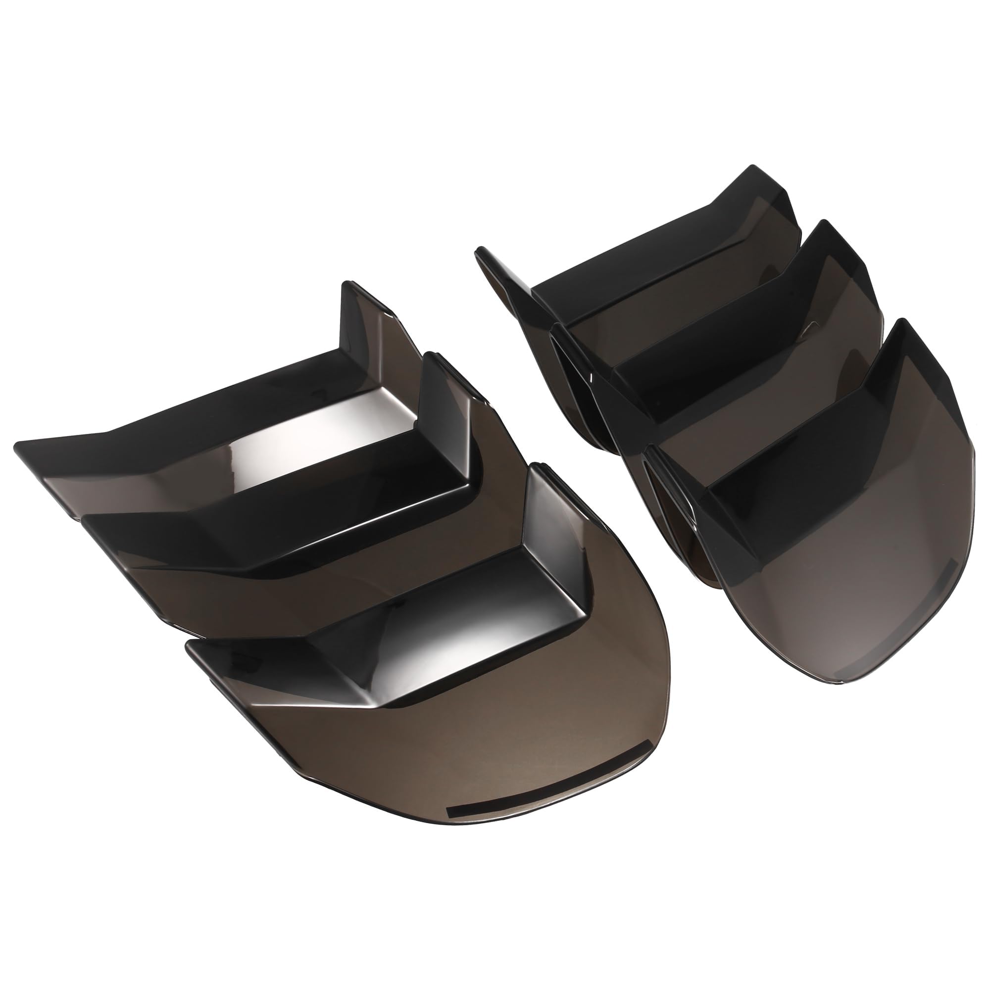 Black Tail Light Lamp Lens Cover Guard Trim Frame Bezels Decoration Accessories Compatible With Ford Mustang 2018 2019 2020 2021