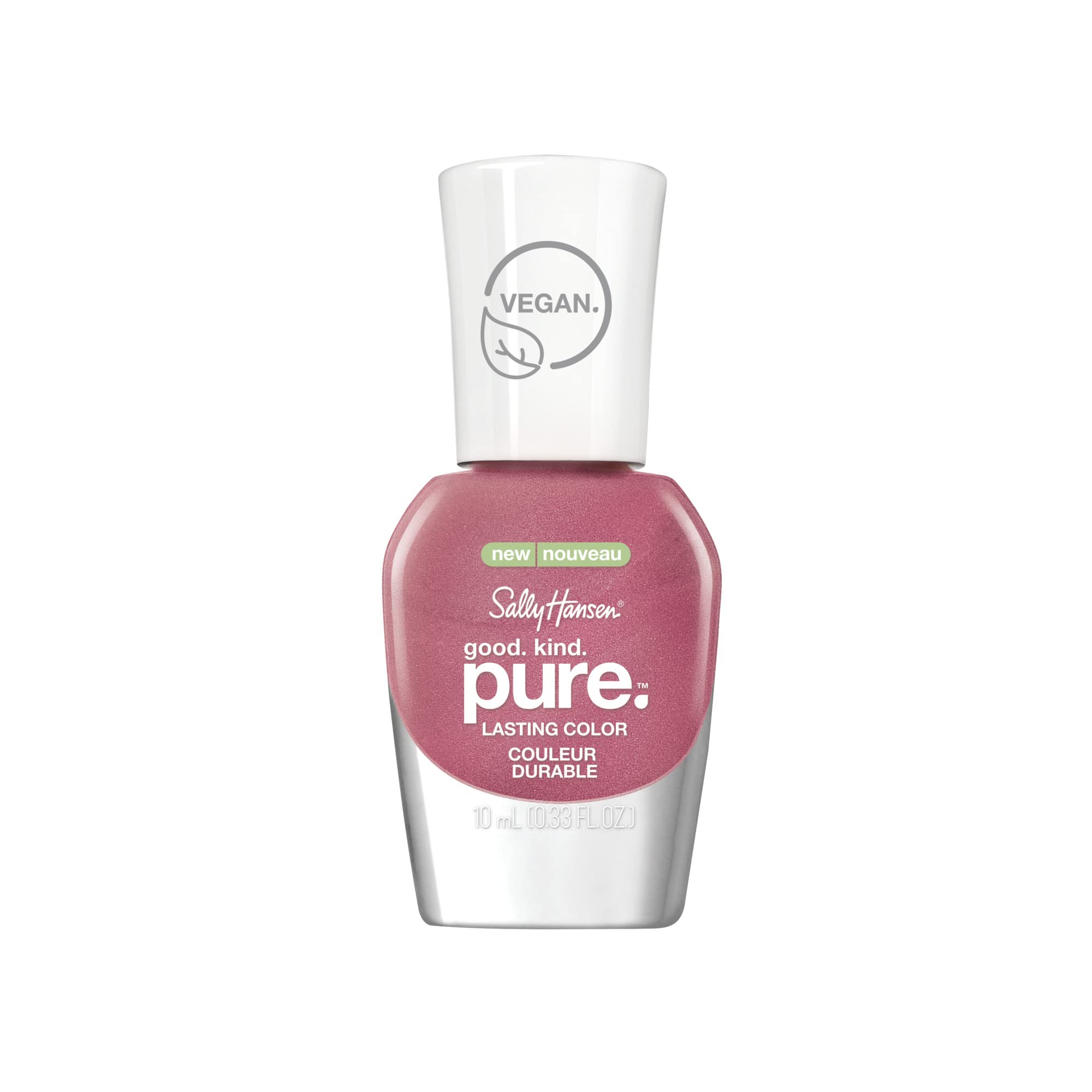Sally Hansen Good Kind Pure Vegan Nail Colour  Pink Sapphire  0.33 Fl Oz  Packaing May Vary-New