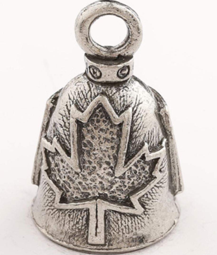 Guardian Bell Maple Good Luck Bell W/Keyring & Black Velvet Gift Bag | Motorcycle Bell | Lead-Free Pewter
