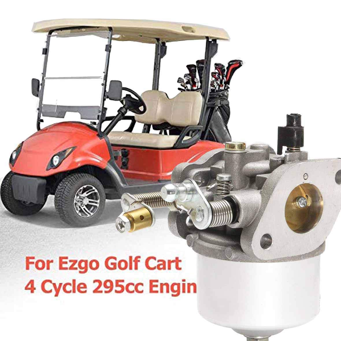 295Cc Carburetor+Fuel Pump For Ez-Go Marathon Medalist Txt 4-Cycle Golf Carts 1991-Up With 295Cc Engines 26645-G01, 26645-G03, 26645-G04, 72558-G02, 72558-G03, 26726-G01, 26727-G01, 603901 17553,New