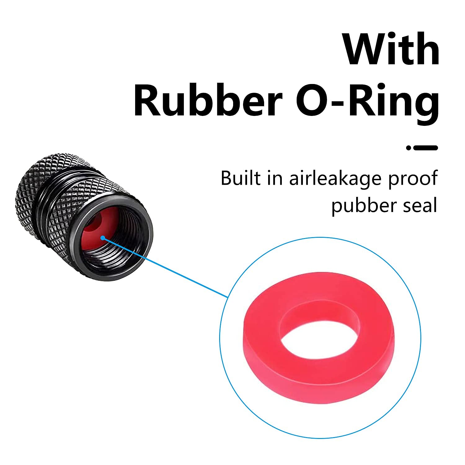AiGMY Metal Tire Valve Stem Caps for Infiniti Q50 FX35 FX37 - Black, 4 Pcs, Durable Accessories