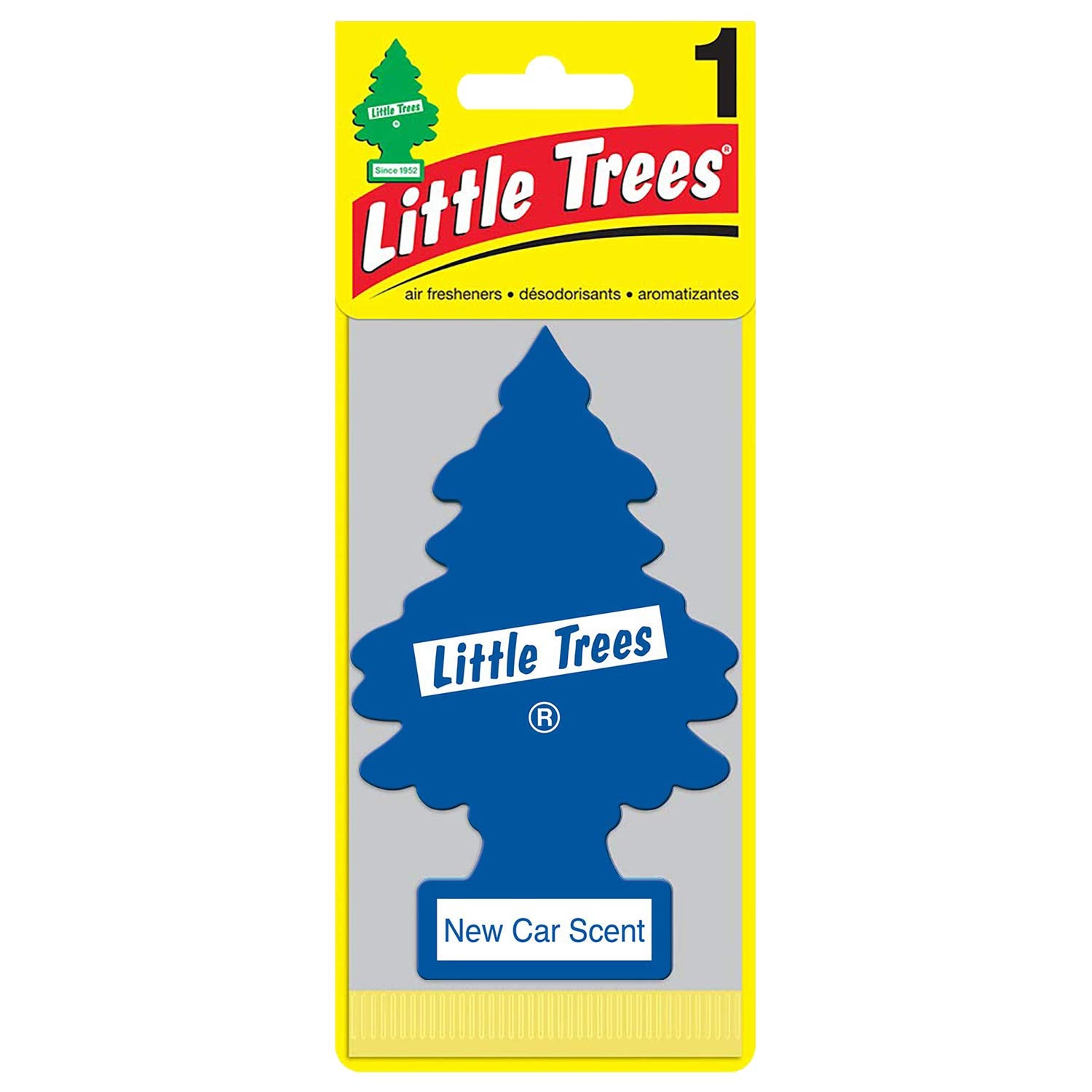 LITTLE TREES Car Air Freshener | Hanging Paper Tree for Home or Car | New Car Scent