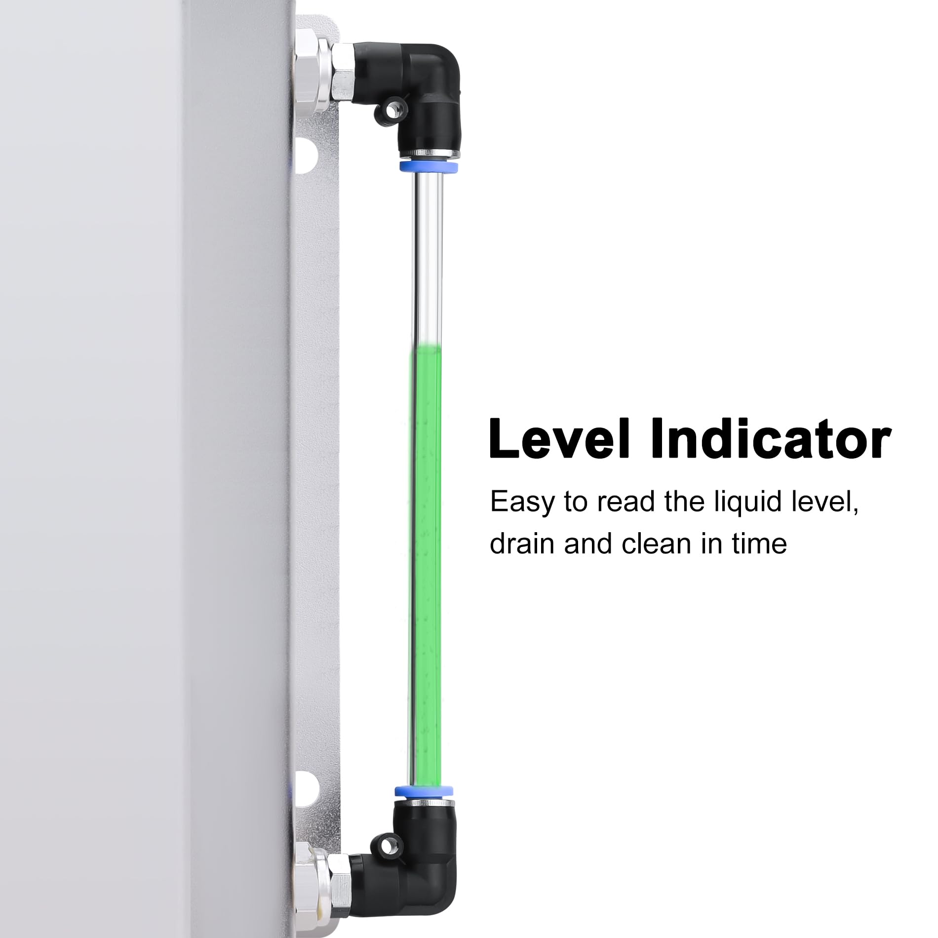 Evil Energy Radiator Coolant Overflow Tank, Coolant Recovery Tank Aluminum 2L Silver