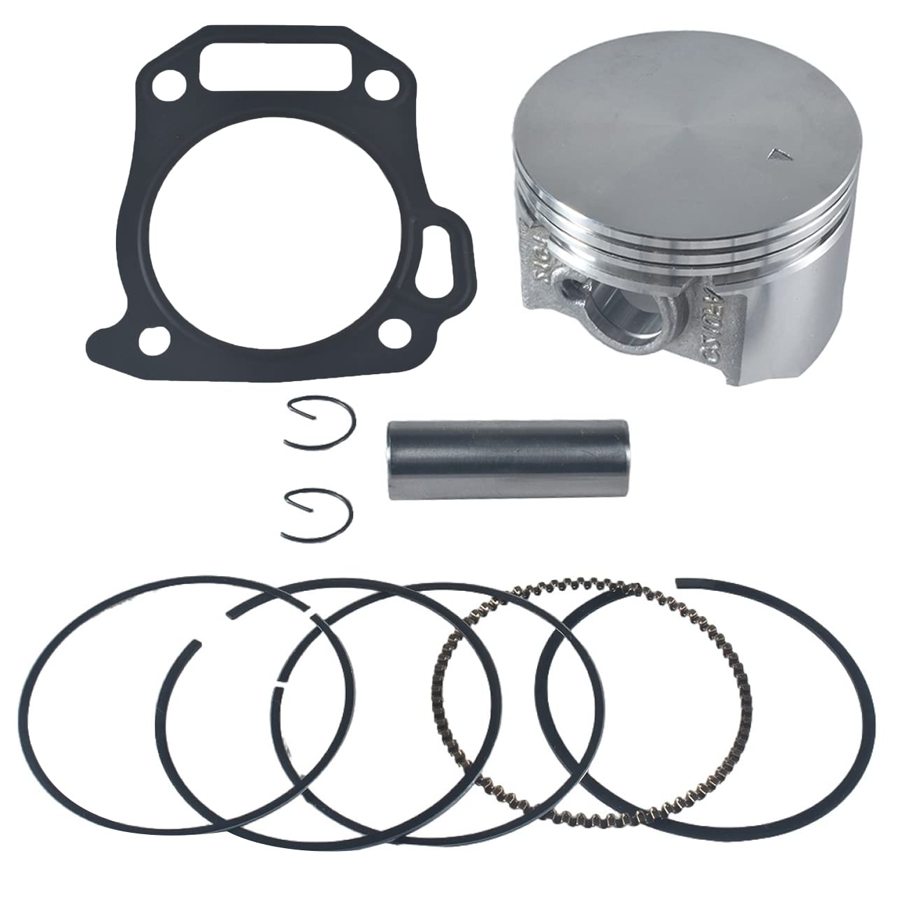 New 70Mm Piston .550, Flat Top Race Kit For Predator 212Cc High Compression Performance Gx160 Gx200 Iltpafg
