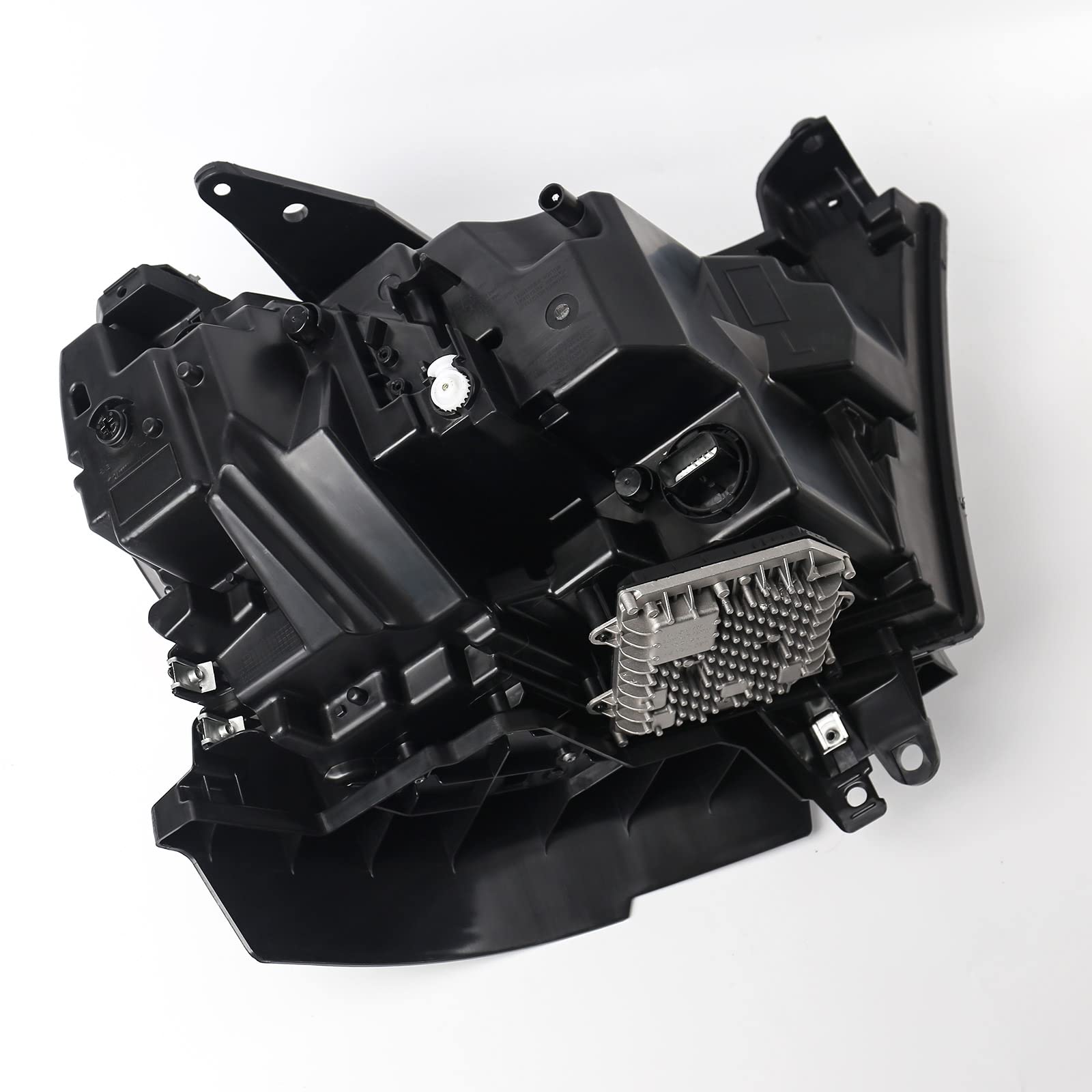 Fione Led Headlight Assembly Compatible With Dodge Ram 1500 2019-2022 Black Cover Headlamp Right Passenger Side 68533274Aa Ch2503320