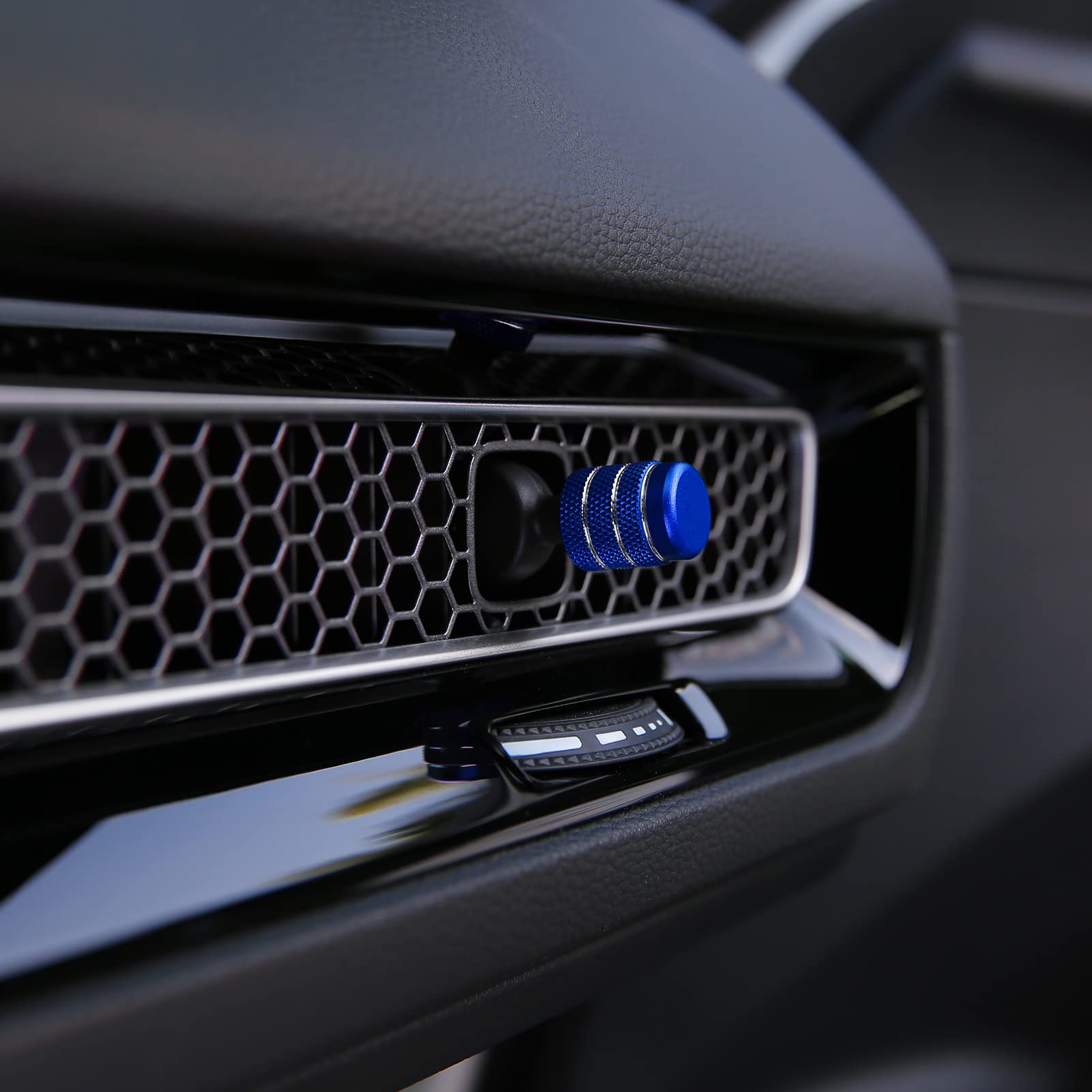 CKE 4pcs Compatible with Honda Civic CRV 2025 2024 2023 Accessories Car Center Console Cover Air Vent knob Caps Interior Decorat