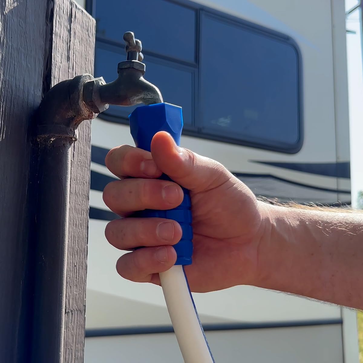 Smartflex Rv/Marine Water Hose, 1/2 In. X 25 Ft., Hybrid, White - Hsfrv425