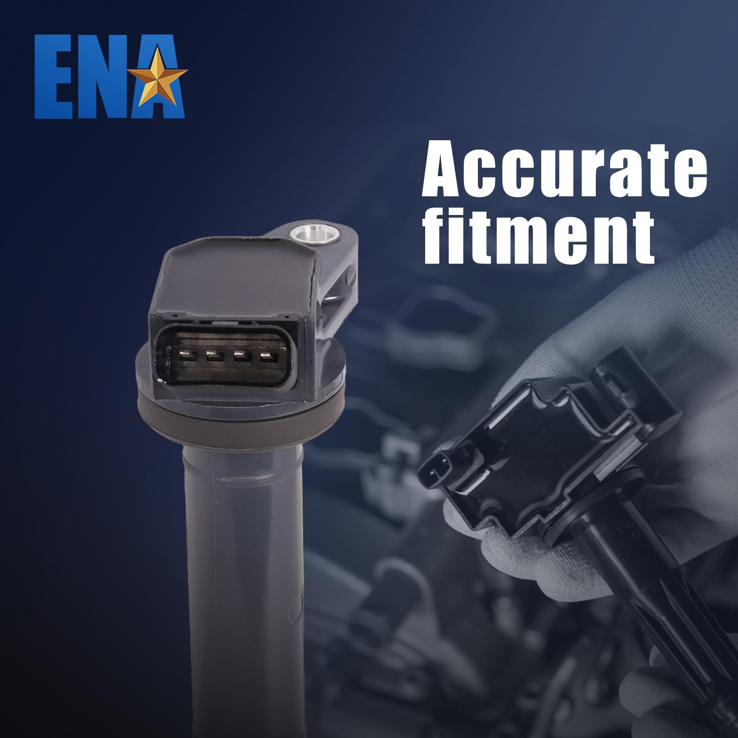 ENA Ignition Coil Pack Compatible with Lexus Toyota Highlander Sienna Tundra 4Runner FJ Cruiser ES300H GS350 GS450H IS250 IS350 GX460 LS460 TC 2.5 2.7 4.0 4.6 5.0 5.7 Replacement for 9091902256 UF507