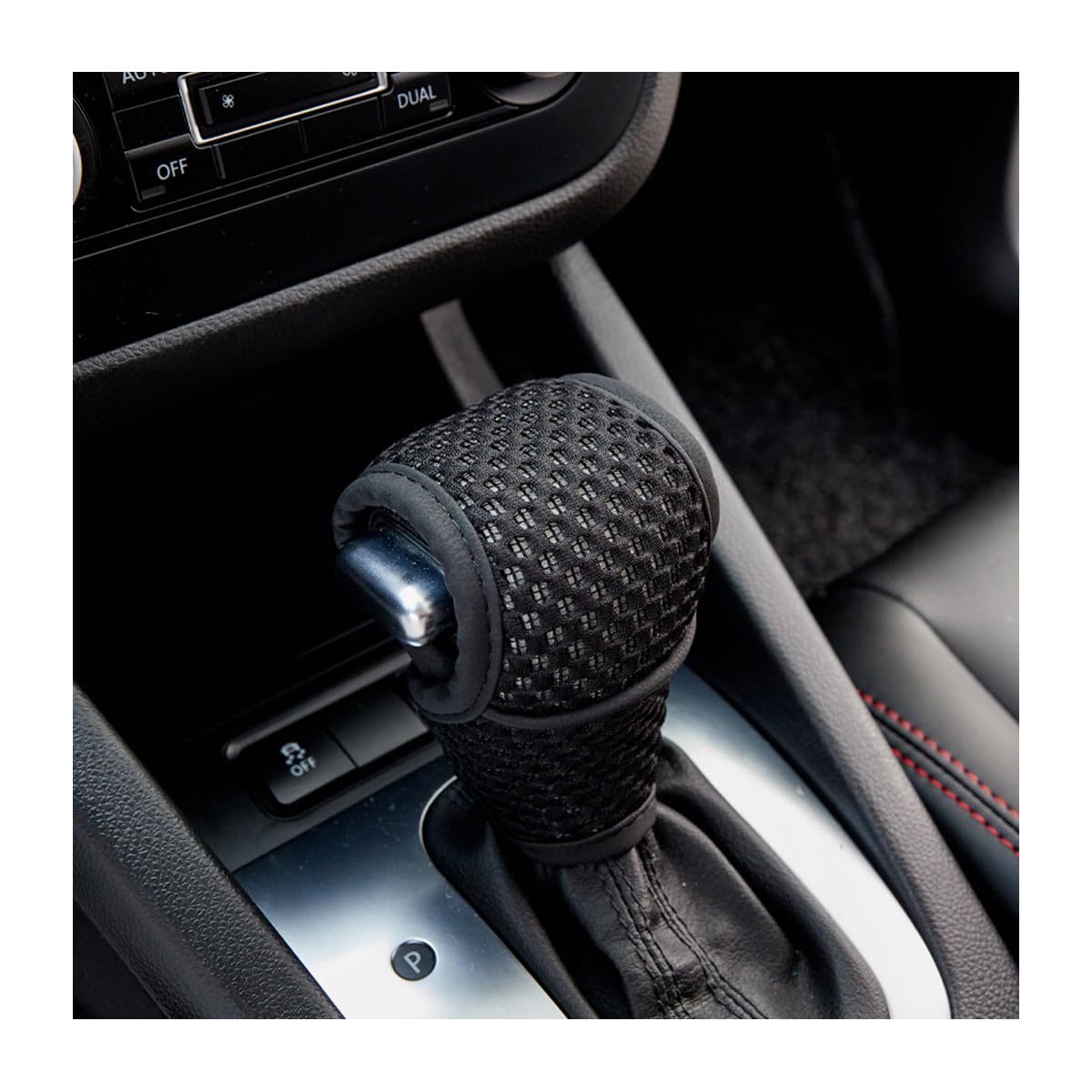 Auceli Car Gear Shift Knob Cover, Automotive Manual Stick Shifting Handle Gear Shift Knob Protector, Vehicle Decoration Accessories Universal For Suv, Truck, Rv And More