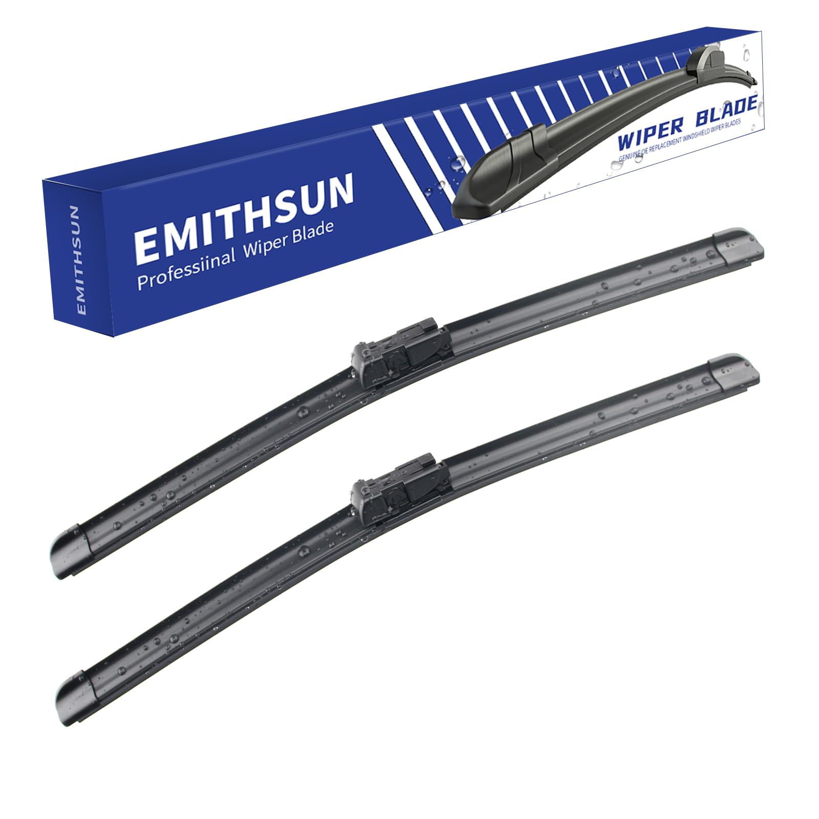 Emithsun Oem Quality Premium All-Season Windshield Wiper Blades Replacement For Mazda Cx-5 2017-2021,Easy Diy Install 24'+18'(Set Of 2)