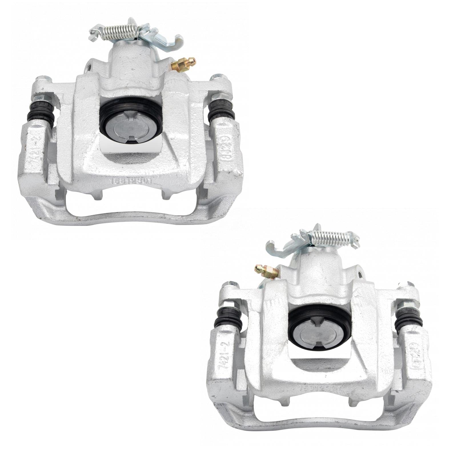 Trq Rear Brake Caliper Set Compatible With 2008-2016 Chrysler Town & Country Dodge Grand Caravan 2012-2015 Ram C/V 2009-2014 Vol