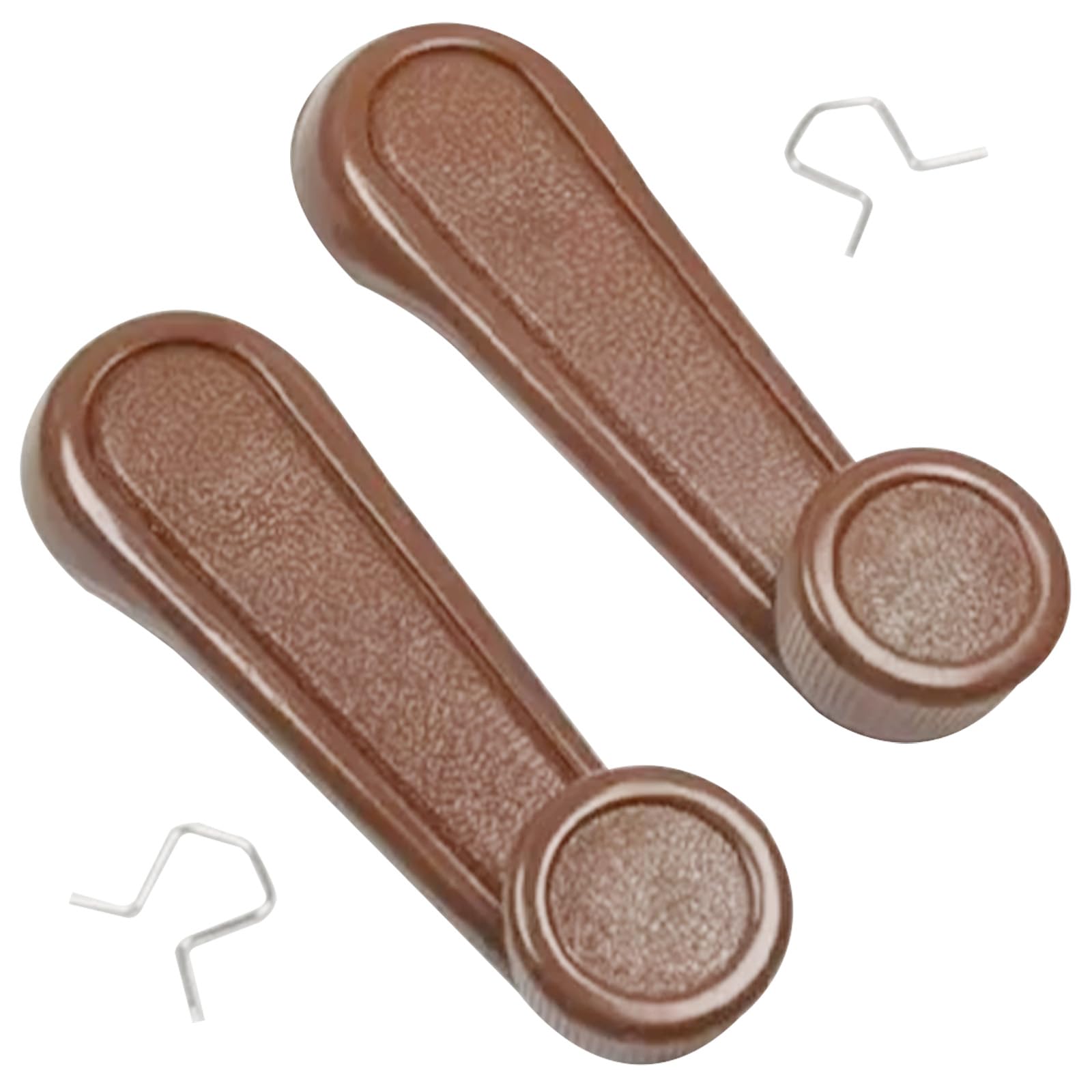 Lcyolada Window Crank Handle,Textured Brown,Compatible with 1973-2017 Toyota Tundra Yaris Matrix Tacoma Corolla Camry Sienna T10