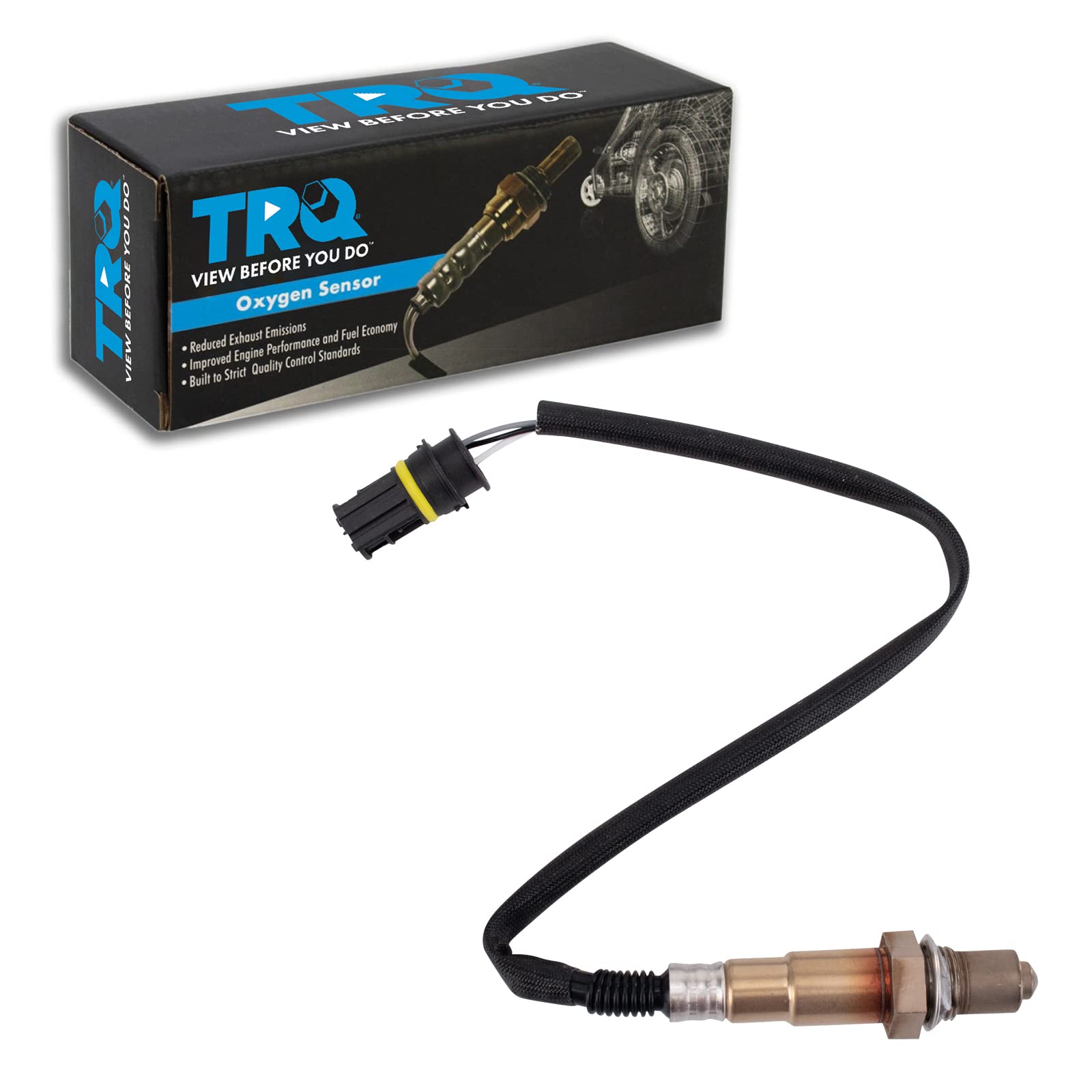 Trq Downstream O2 Oxygen Sensor Compatible With 2006-2014 Bmw 2001-2003 Mercedes-Benz