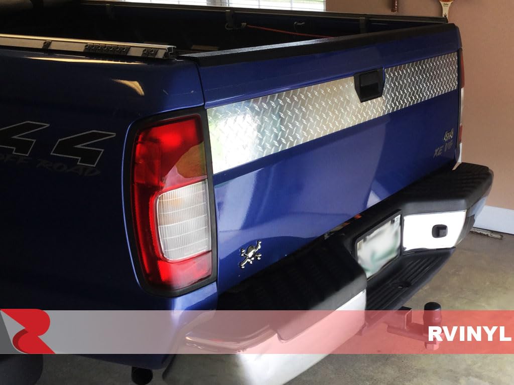 Rvinyl Diamond Plate Film Vinyl Sheet Roll Simple Curve Wrap - 24'' x 48'', Single Ply Vehicle Graphic Decal, Interior Exterior