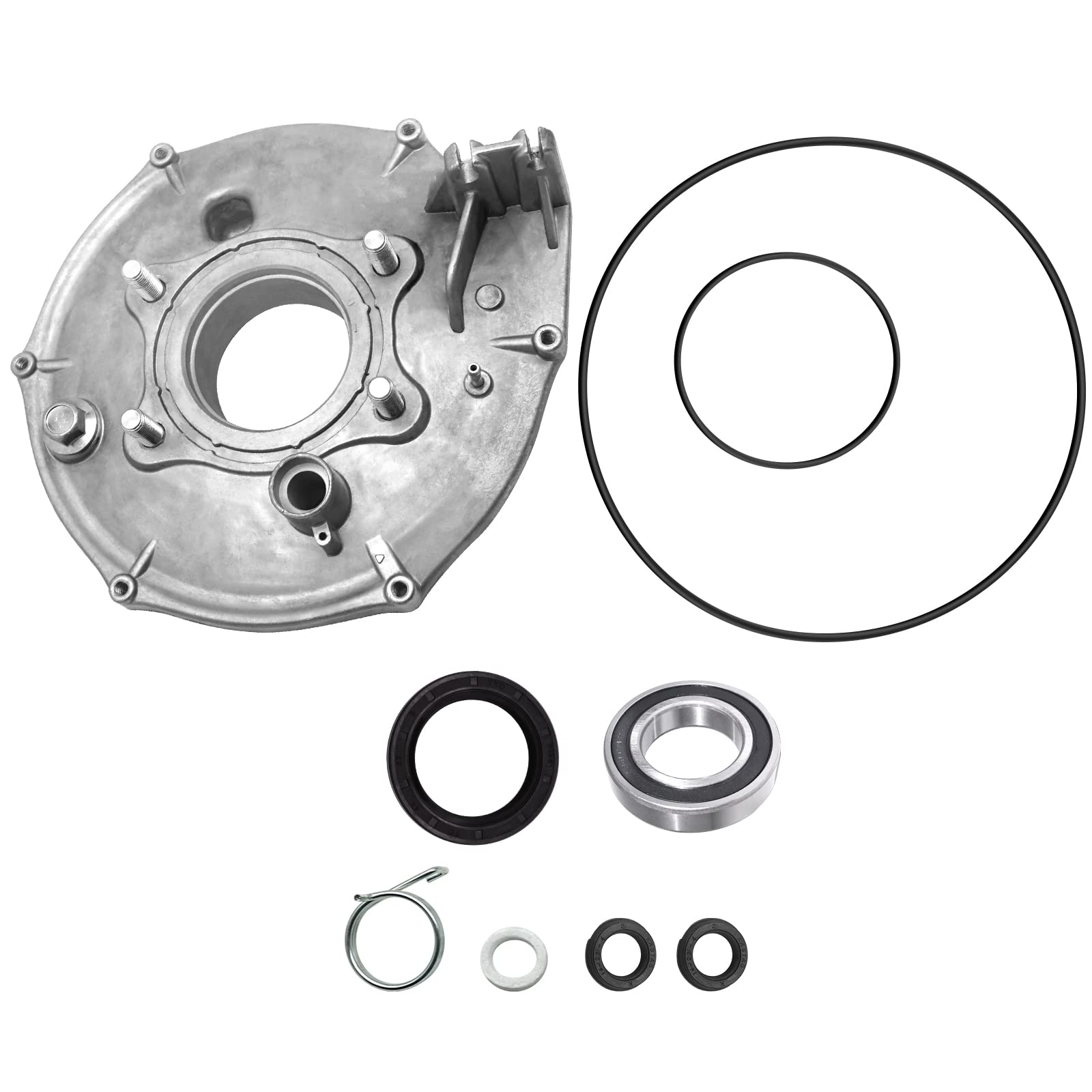 Rear Brake Backing Plate With Bearing Seals Spring Kit For Honda Fourtrax 300 Trx300 Trx300Fw 2X4/4X4 1988-2000