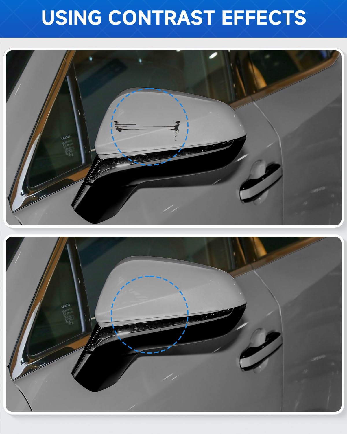 Teslaunch LZ7G/L5 Florett Silver Metallic Touch Up Paint Compatible With Audi Exact Match Car Paint Pen Scratch Repair