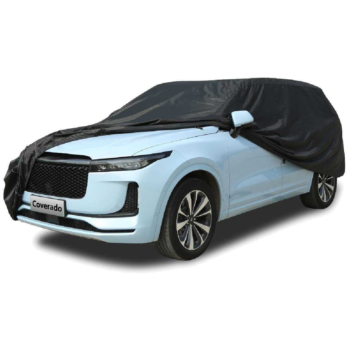 Car Cover Waterproof All Weather, Coverado Outdoor Suv Car Covers For Automobiles, Sun Uv Snow Wind Dust Protection, Upgrade Wat