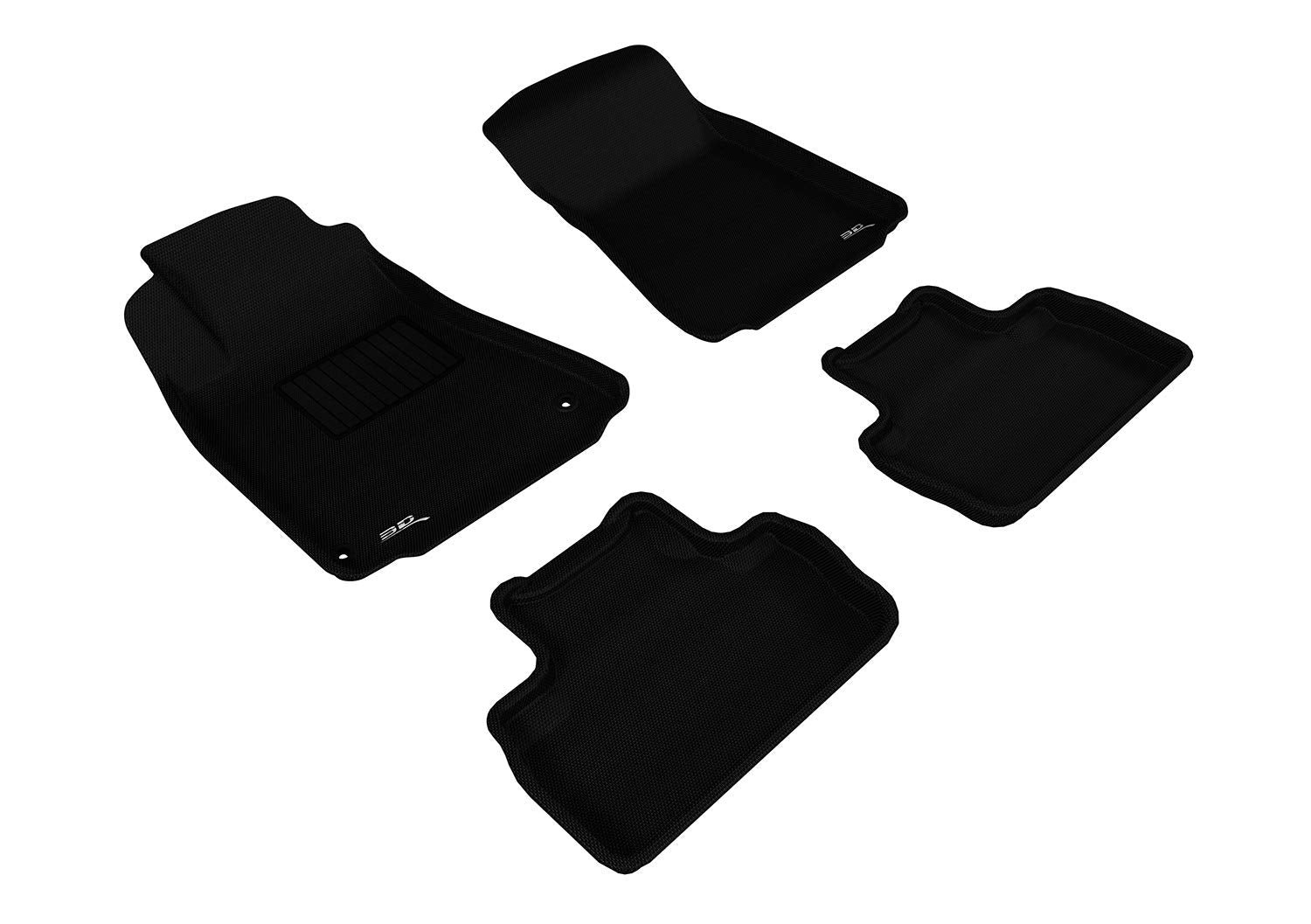 3D Maxpider Custom Fit Kagu Floor Mat (Black) Compatible With Lexus Is250/350/ Isf Rwd 2006-2013 - Full Set