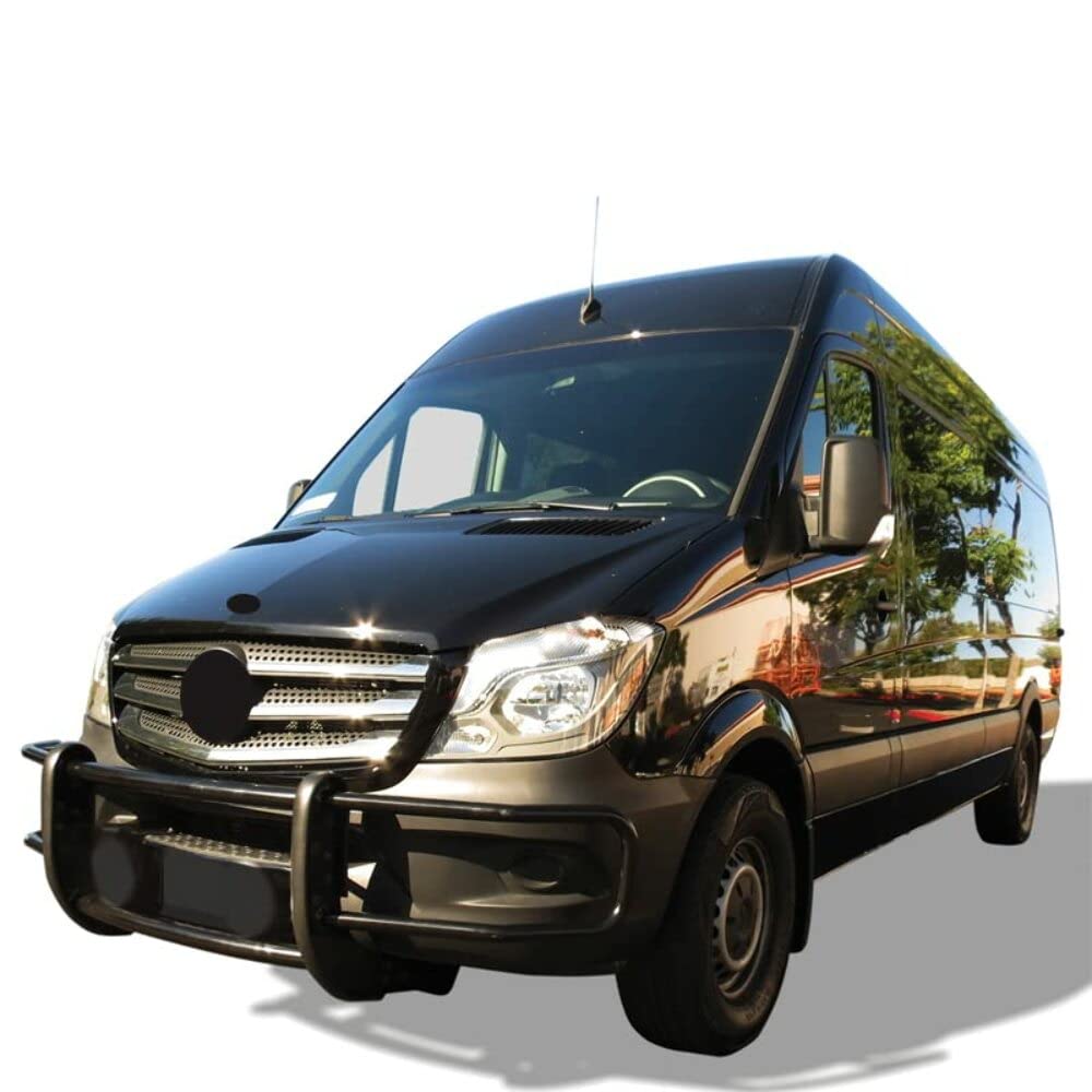 Black Horse Spartan Grille Brush Bumper Guard Modular Black Compatible With 07-09 Dodge Sprinter/Freightliner Sprinter 2500/3500