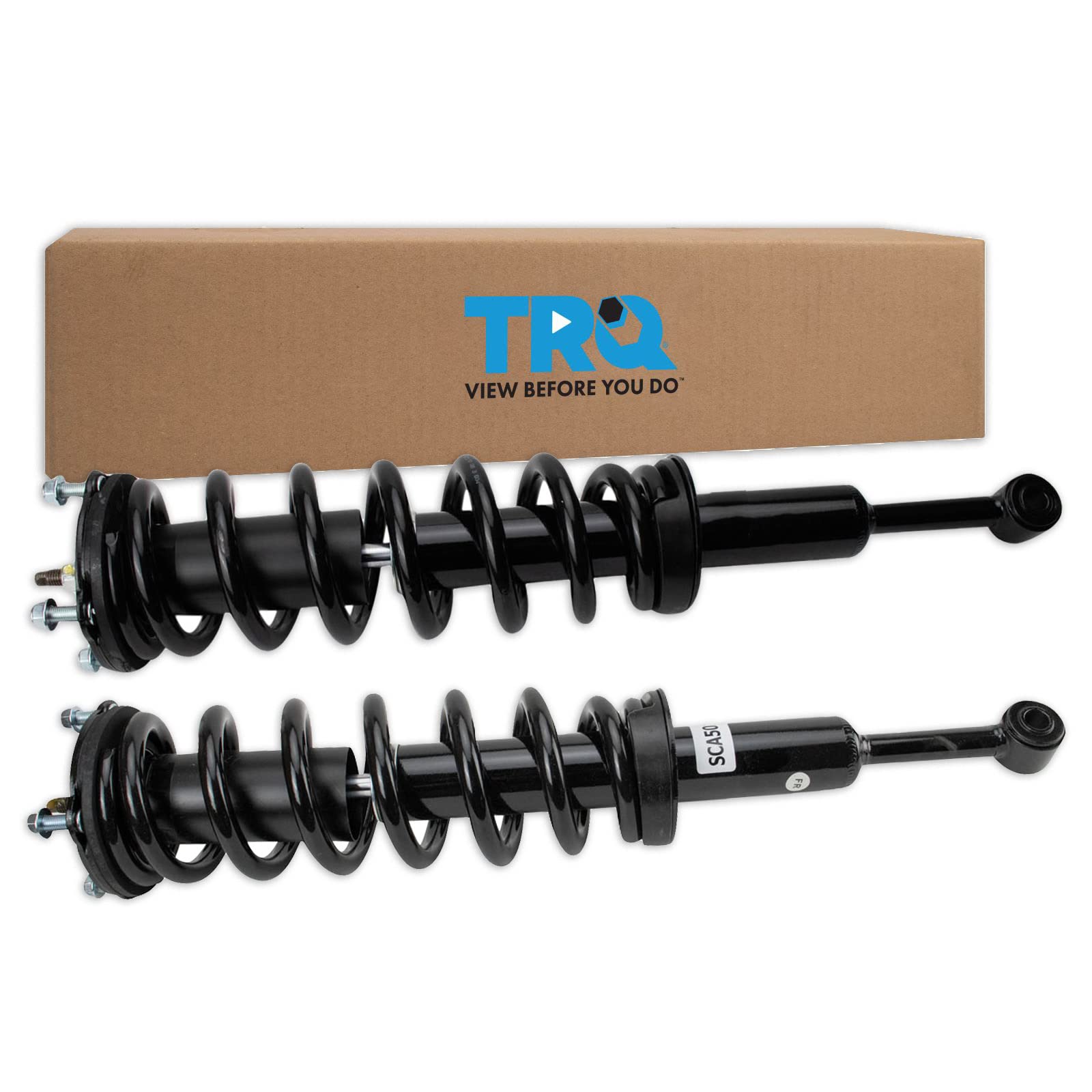 Trq Front Shock & Spring Assembly Set Compatible With 2008-2022 Toyota Sequoia