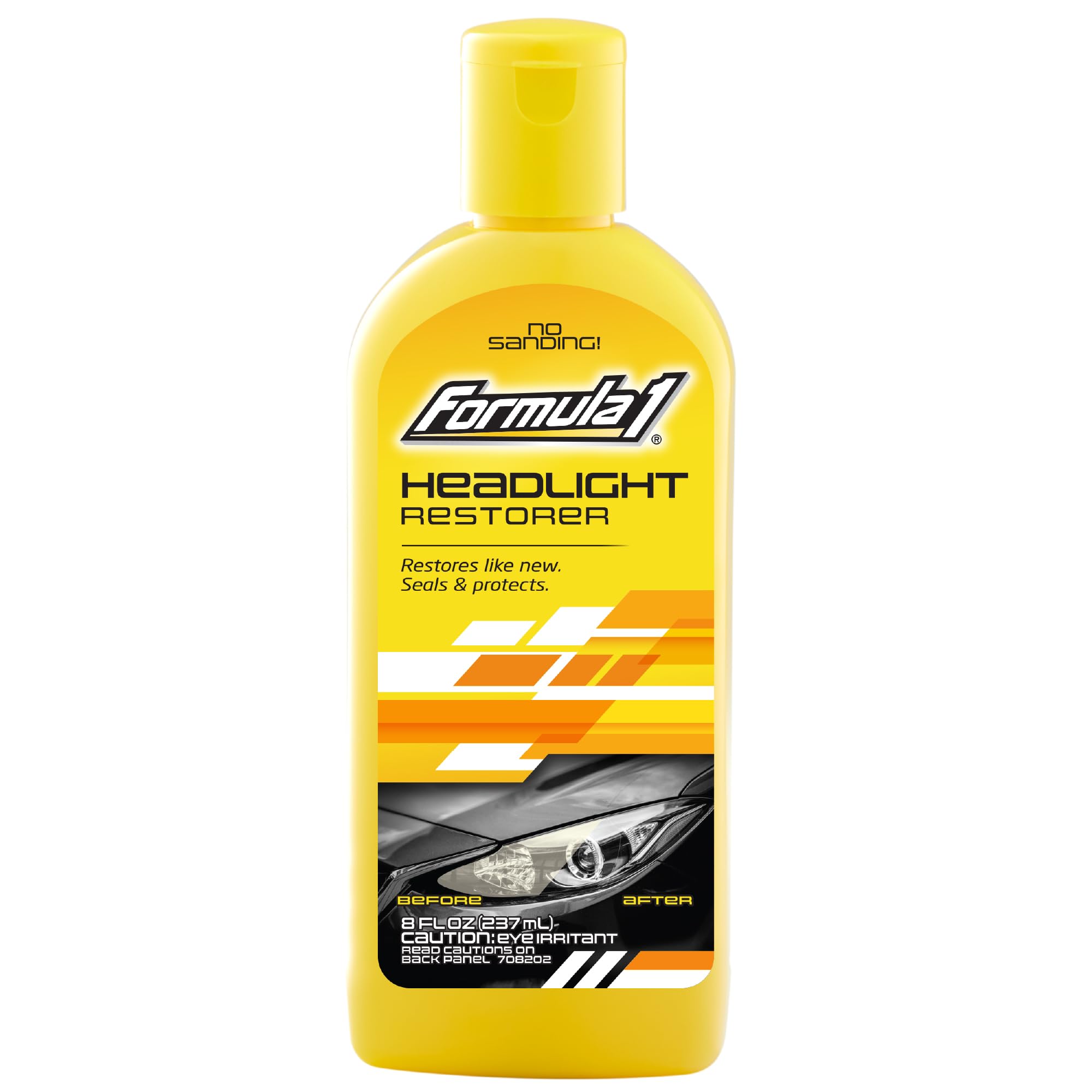 Formula 1 Headlight Restorer & Sealant - Headlight Cleaner Restores Dull & Yellowed Headlights - Car Detailing Supplies For Head