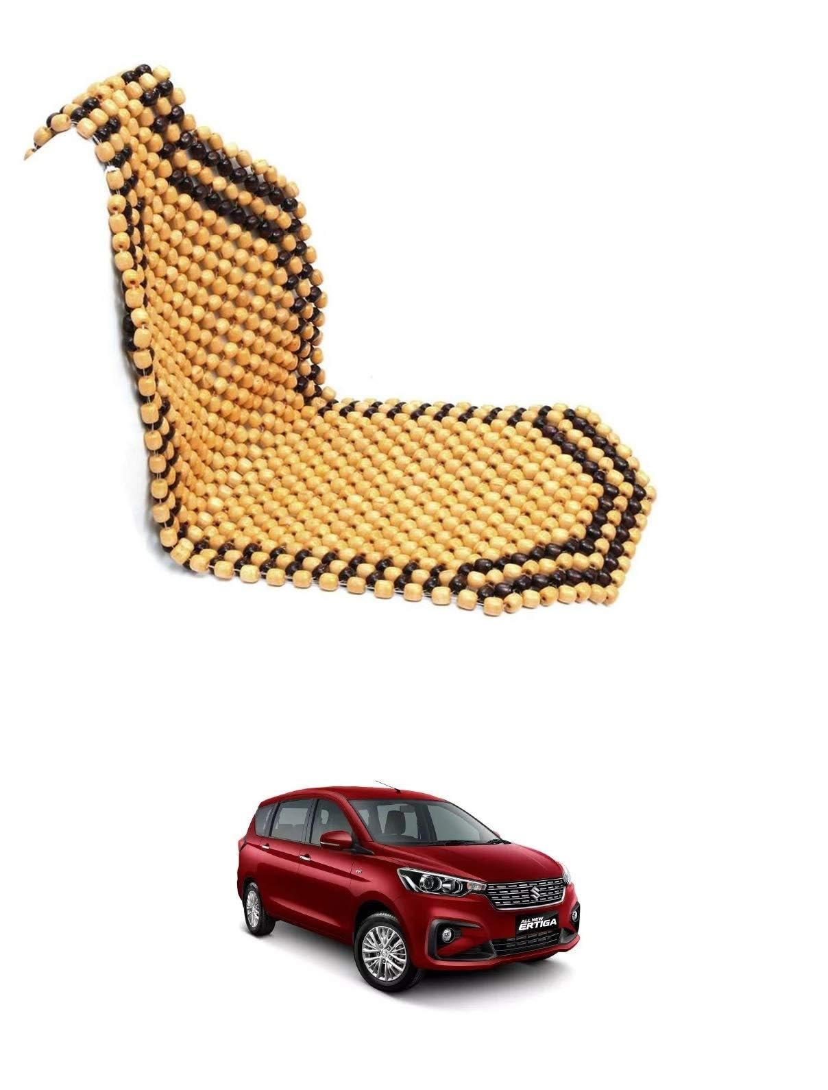 AUTOADDICT Auto Addict Car Seat Wooden Bead Seat Covers for Maruti Suzuki Ertiga New(2018Present)