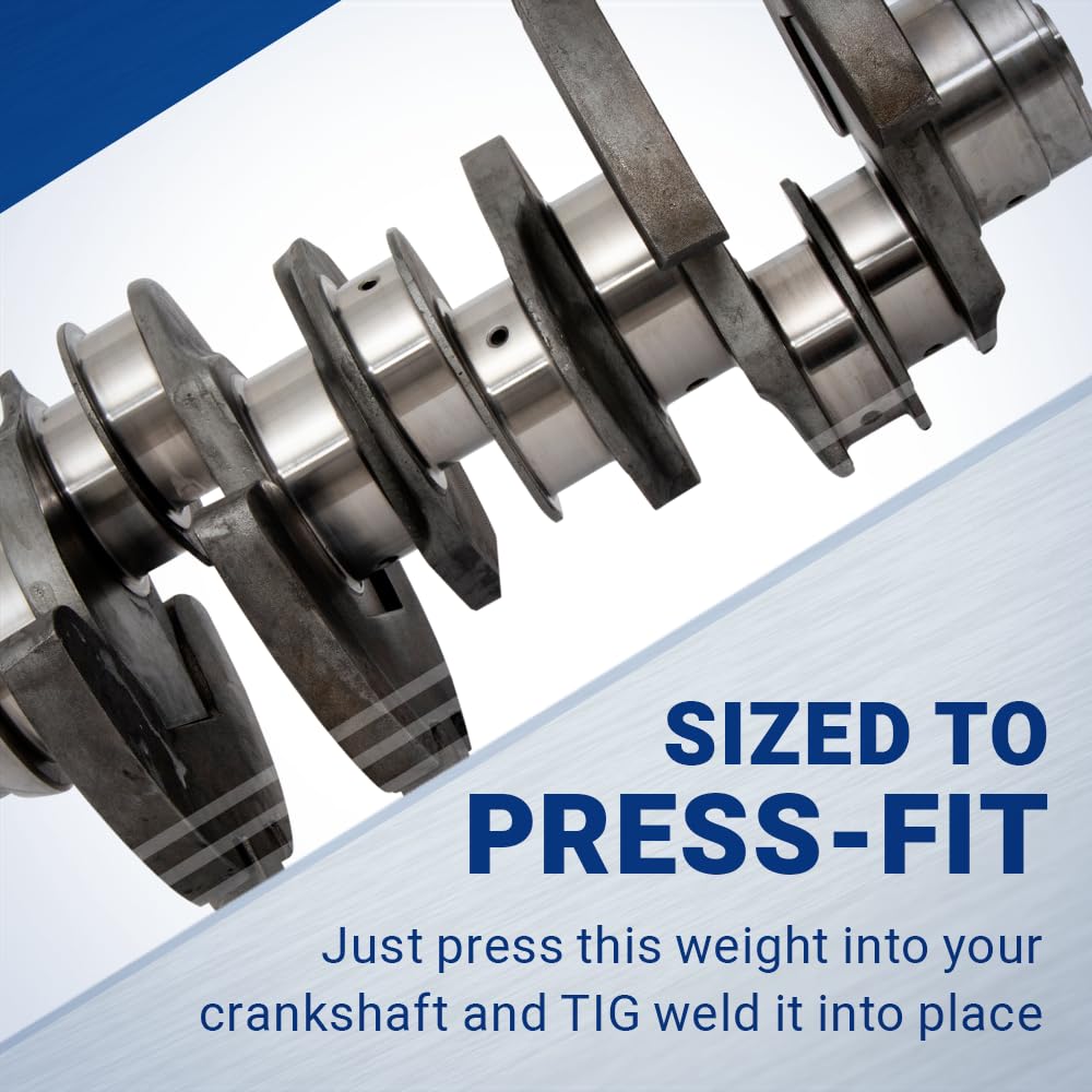 Tungsten Crankshaft Balance Weight, 0.325 Lbs - 3/4' Dia. X 1.20' - Sized To Press Fit