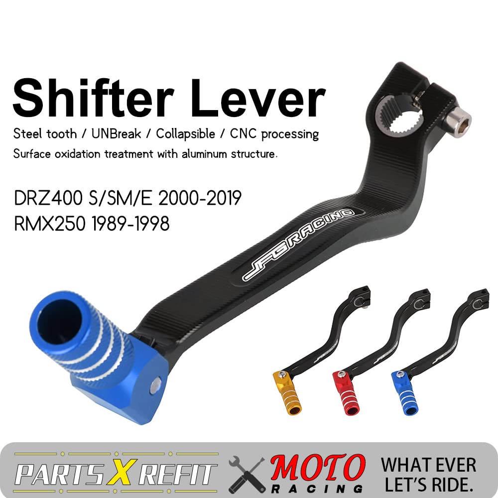 Ustpo Motorcycle Gear Shift Lever Folding Shifter Pedal Cnc For Drz400 Drz400S Drz400Sm Drz400E 2000-2023 Dirt Bike Blue