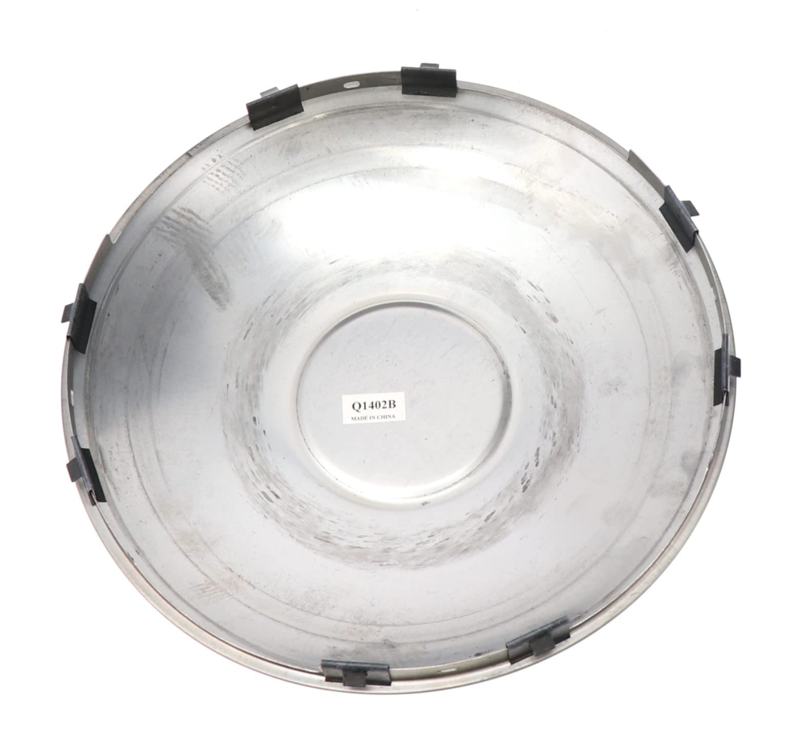 Freightliner Hubcap A22-77670-000 with Logo for 4 Notch Hub - Silver and Black Finish, Durable Design