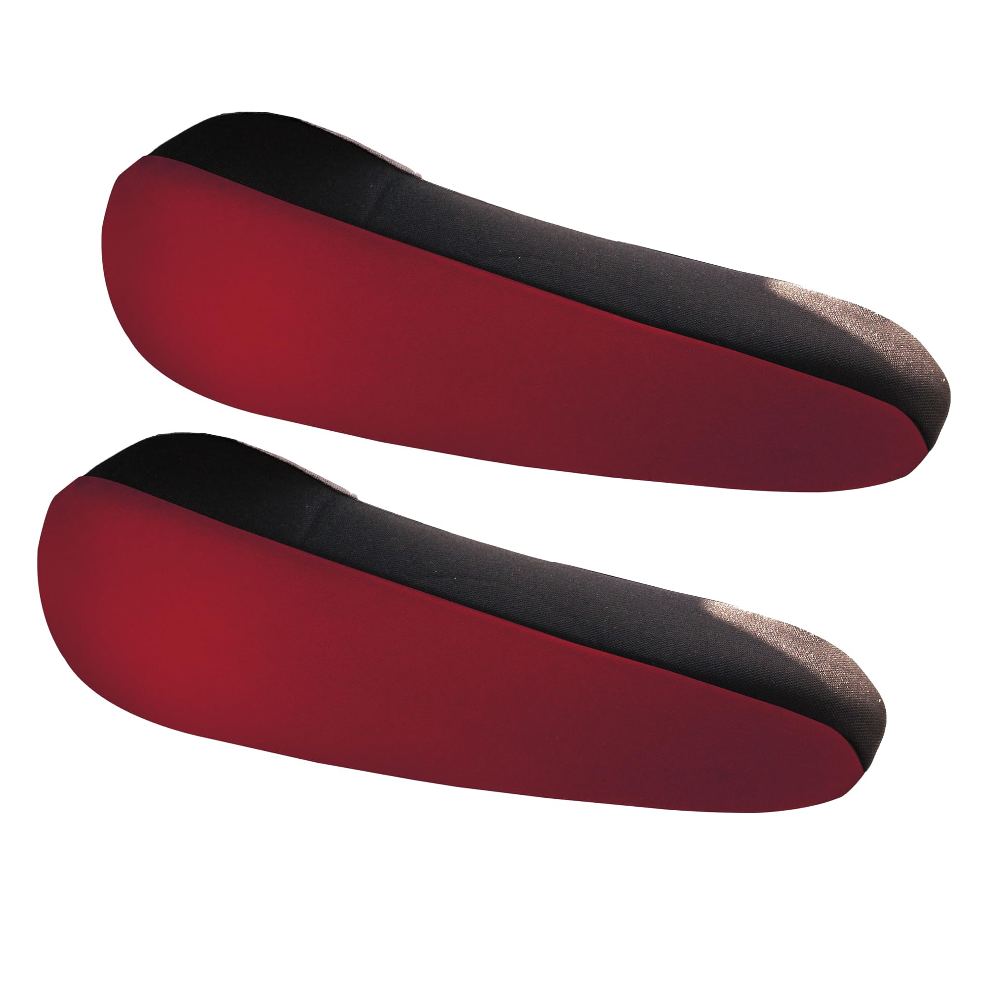 FH Group Flat Cloth Fabric Burgundy Armrest Cover Semi-Universal Fit, One Pair Burgundy