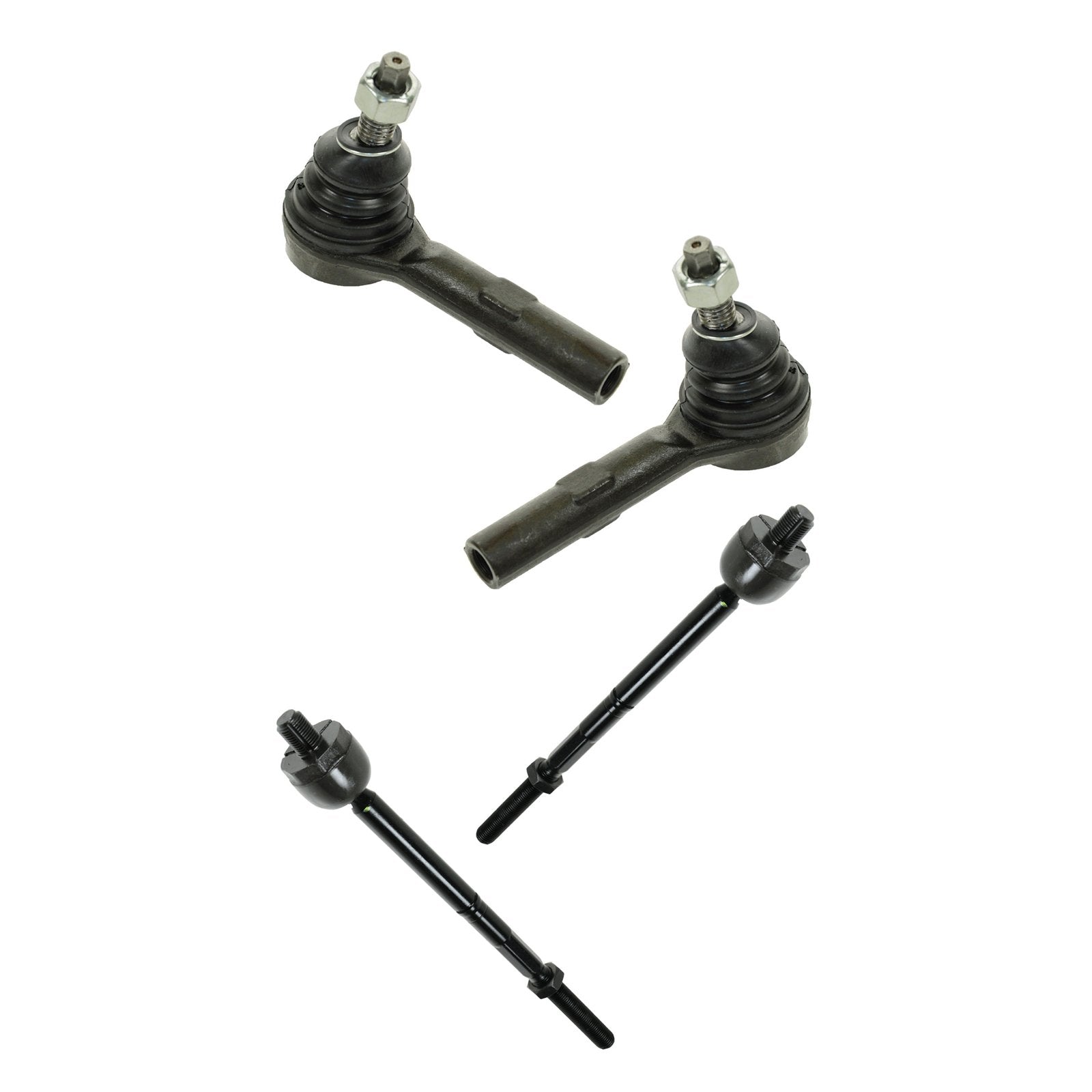 Trq Front Tie Rod Set Compatible With 2006-2010 Ford Explorer 2007-2010 Explorer Sport Trac Mercury Mountaineer