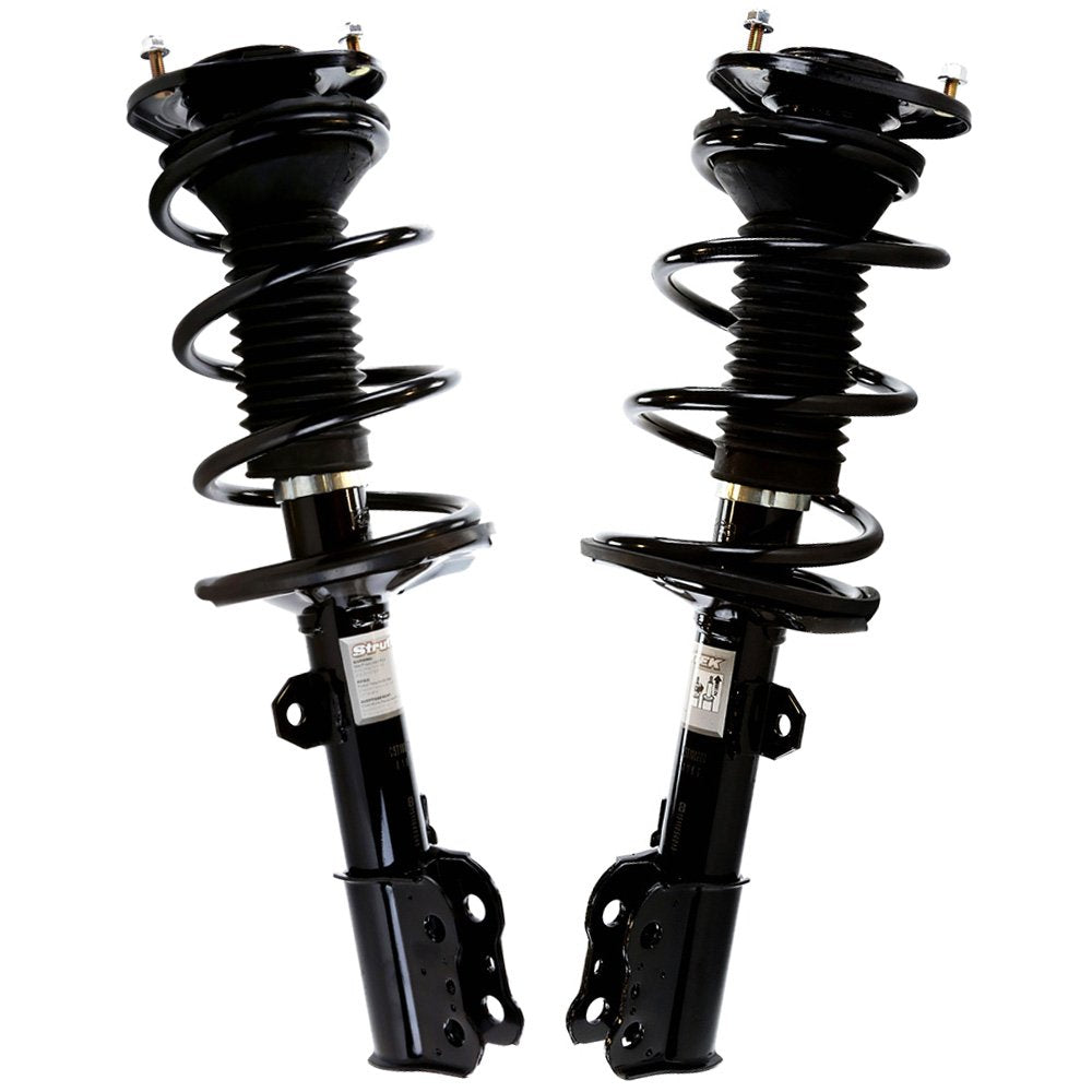 Autoshack Front Complete Struts Coil Springs Assembly Pair Of 2 Driver And Passenger Side Replacement For 2003 2004 2005 2006 2007 2008 Toyota Corolla 1.8L Fwd Cst100220Pr