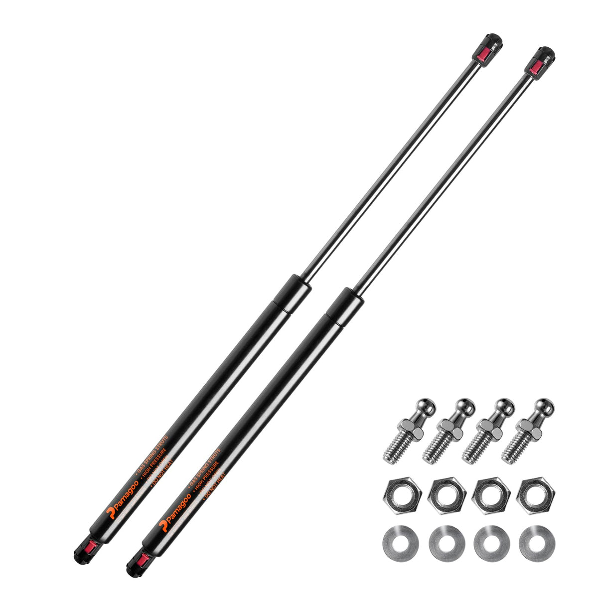 Pamagoo St270Edi2-45 27 Inch Gas Strut 45 Lbs,2Pcs St270Edi-45 Undercover Gas Spring, 27'' Lift Support For Tonneau Cover Parts