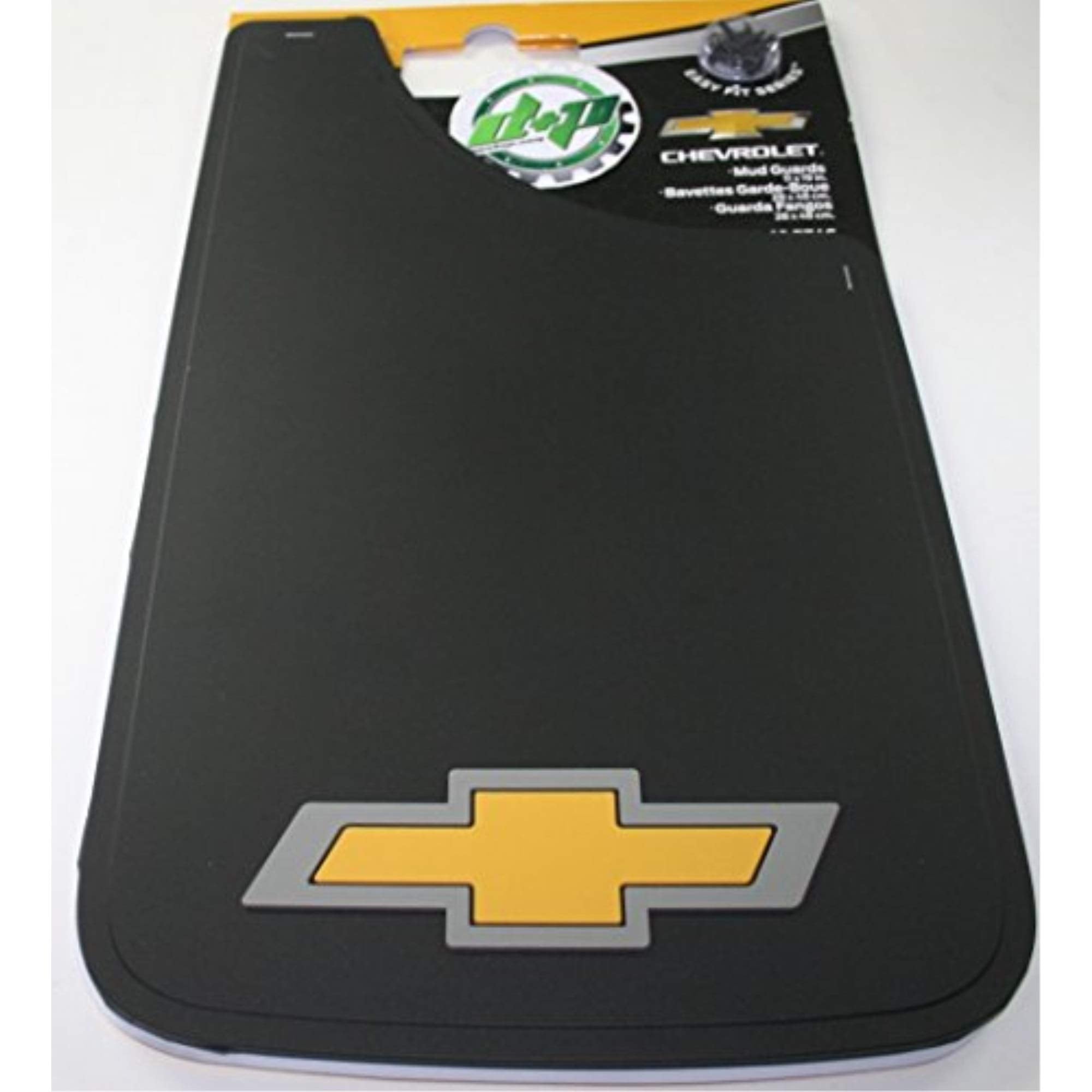 Plasticolor Chevrolet Mud Guard, 11x19 Inches, Black, Durable Plastic, Model 000540R03