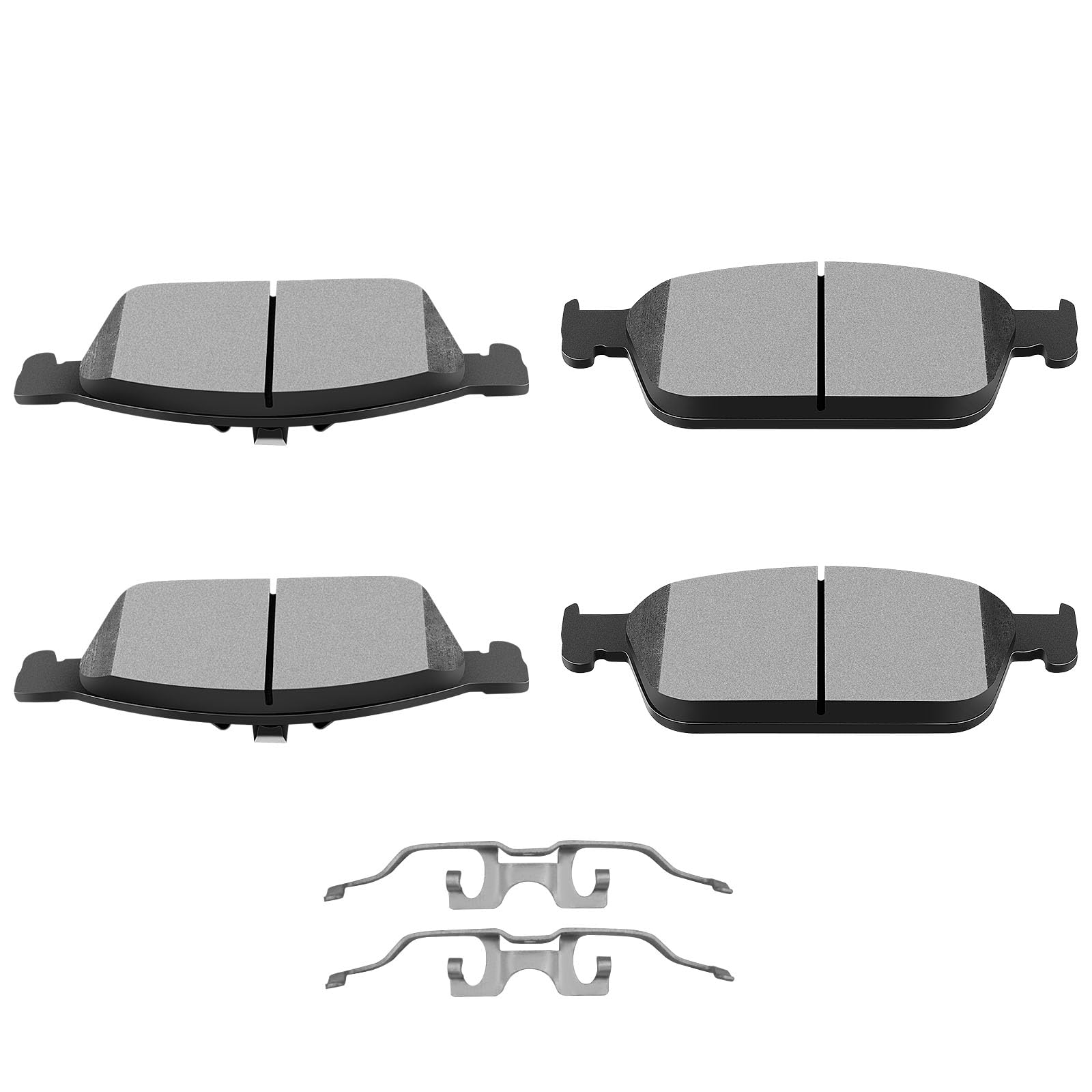 Scitoo D1668 Semi-Metal Brake Pads Kit - Front Replacement For Ford Escape 2013-2019, Focus 2013-2018, Transit Connect 2014-2019