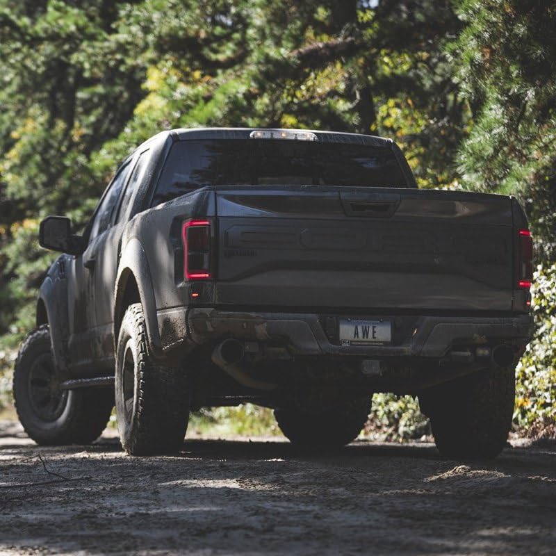 Awe Tuning 2017+ Ford Raptor 0 Fg Performance Exhaust System - W/Diamond Black Tips - 3015-33106