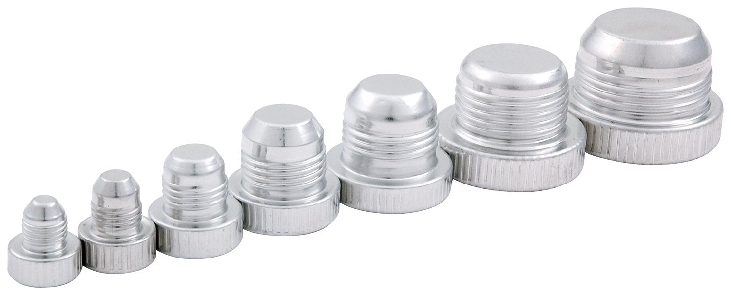 Allstar Performance ALL50830 Aluminum Plug Kit -3AN to -16AN Sold as One Pack of 5 Each Size