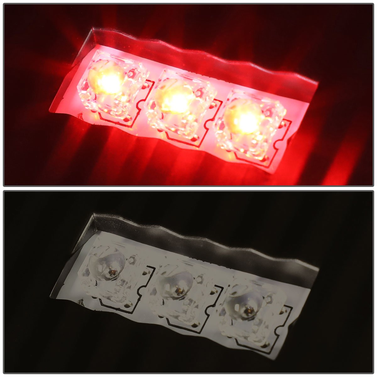 DNA MOTORING TL-DRAM07-LED-RD3D-BK-SM LED 3D Tail Light Assembly Driver & Passenger Side [Compatible with 02-06 Dodge Ram 1500 2500 3500]