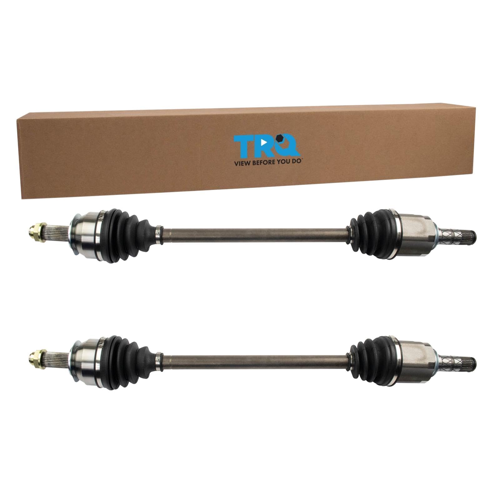 Trq Front Cv Axle Shaft Assembly Set Compatible With 2014 Subaru Forester 2010-2014 Legacy Outback