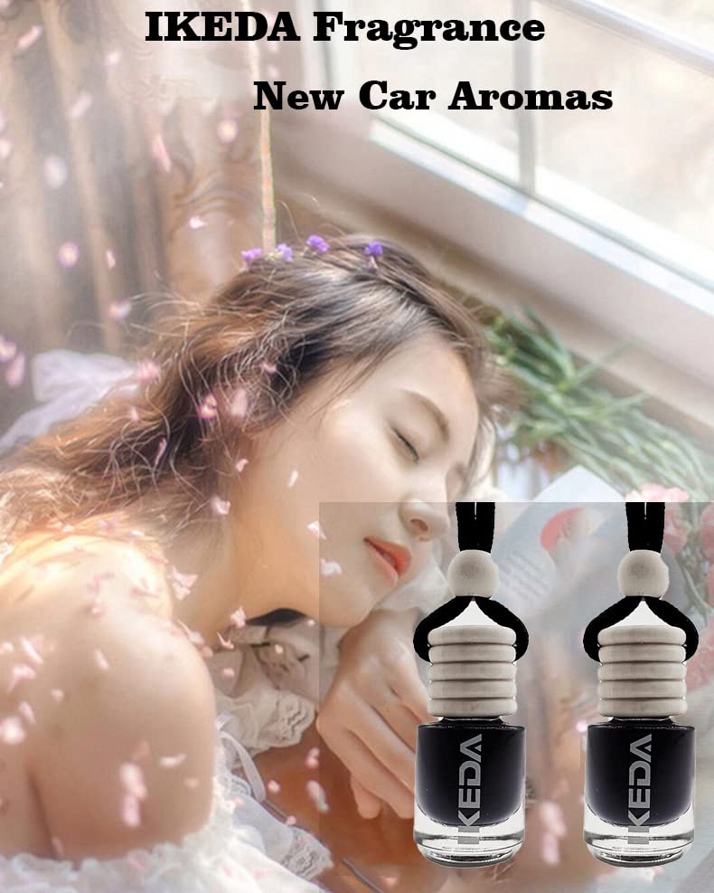Ikeda Automotive Air Fresheners 4Ml Car Scents | 45-Days Keep Fragrance | Automobile Hanging Diffuser Bottles | Remove Auto Odor