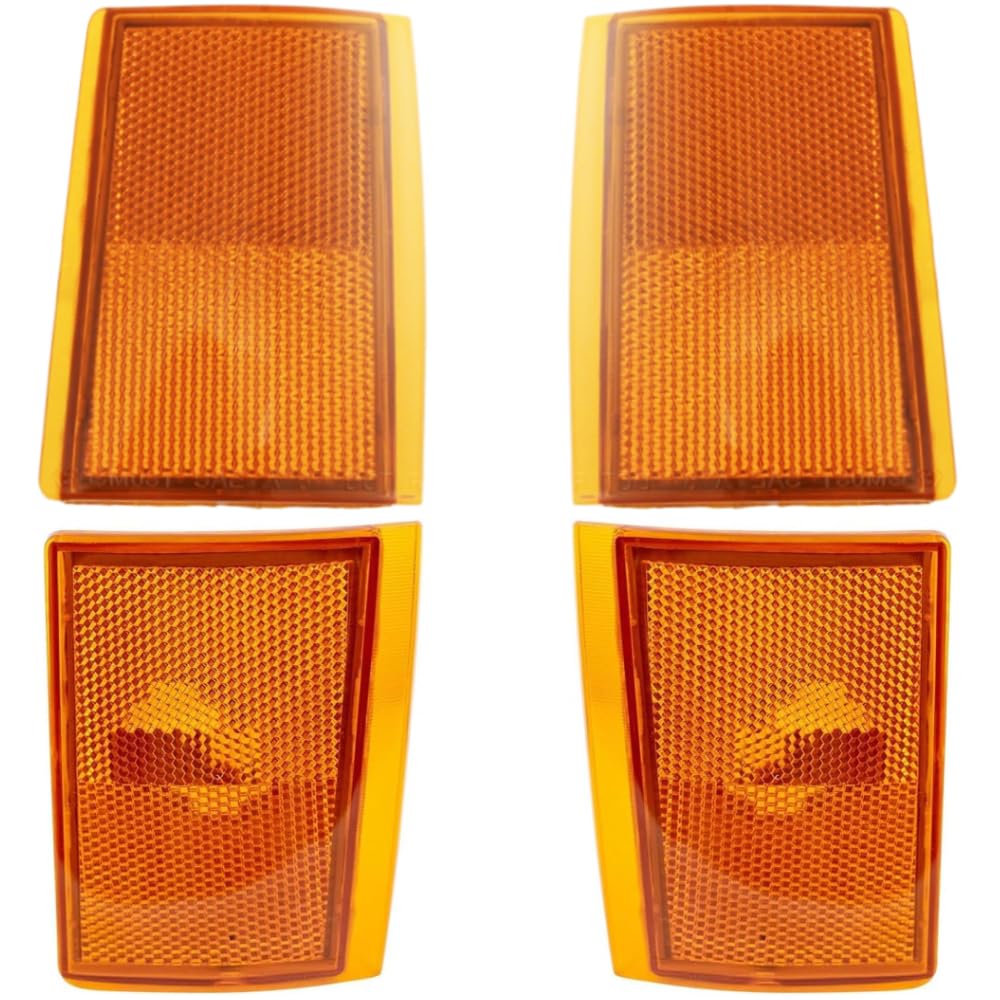 EPIC LIGHTING OE Spec-B Replacement Halogen Side Markers Compatible with CHEVROLET GMC 92-93 BLAZER SUBURBAN TAHOE 88-93 C/K TRU