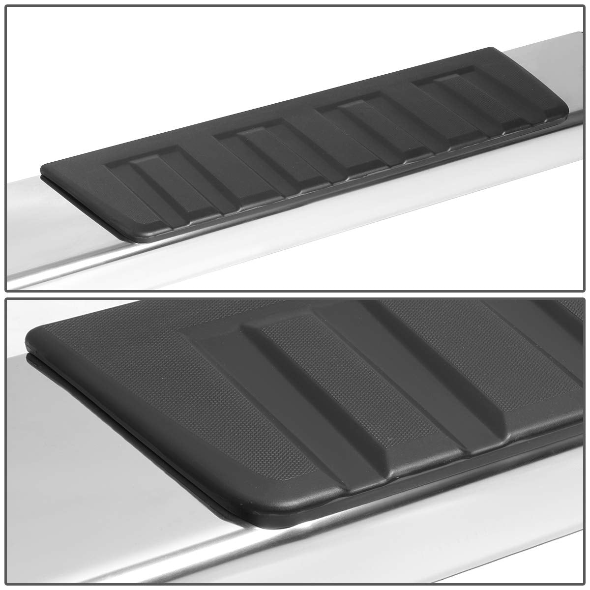 Auto Dynasty Running Boards Compatible With 2007-2019 Chevy Silverado Gmc Sierra 1500 2500Hd 3500Hd Crew Cab, Stainless Steel Si