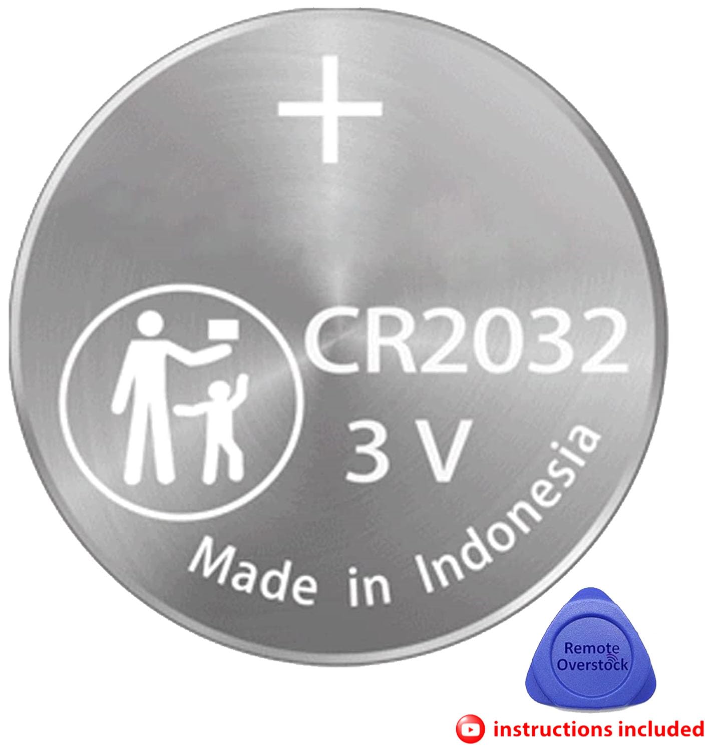 (2 Pack) Remote Key Fob Battery Oem (Bundle) Cr2032 2032 Fits Case Shell Cover Light For Lexus Smart Key 2013-2021 Es300 Es350 G