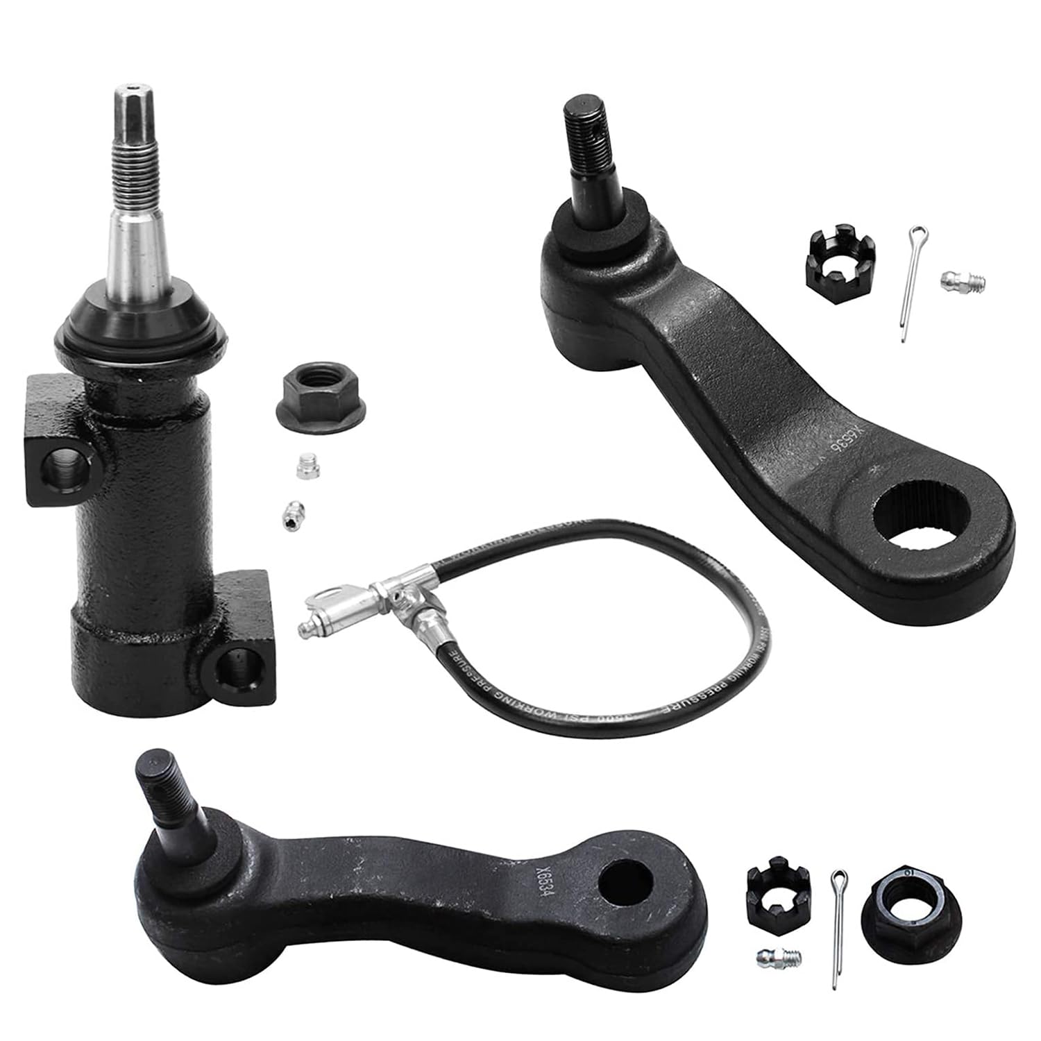 Detroit Axle - Front End Kit For Silverado Sierra 1500 Yukon Gmc Chevy Tahoe Cadillac Escalade, Upper Control Arms Lower Ball Jo