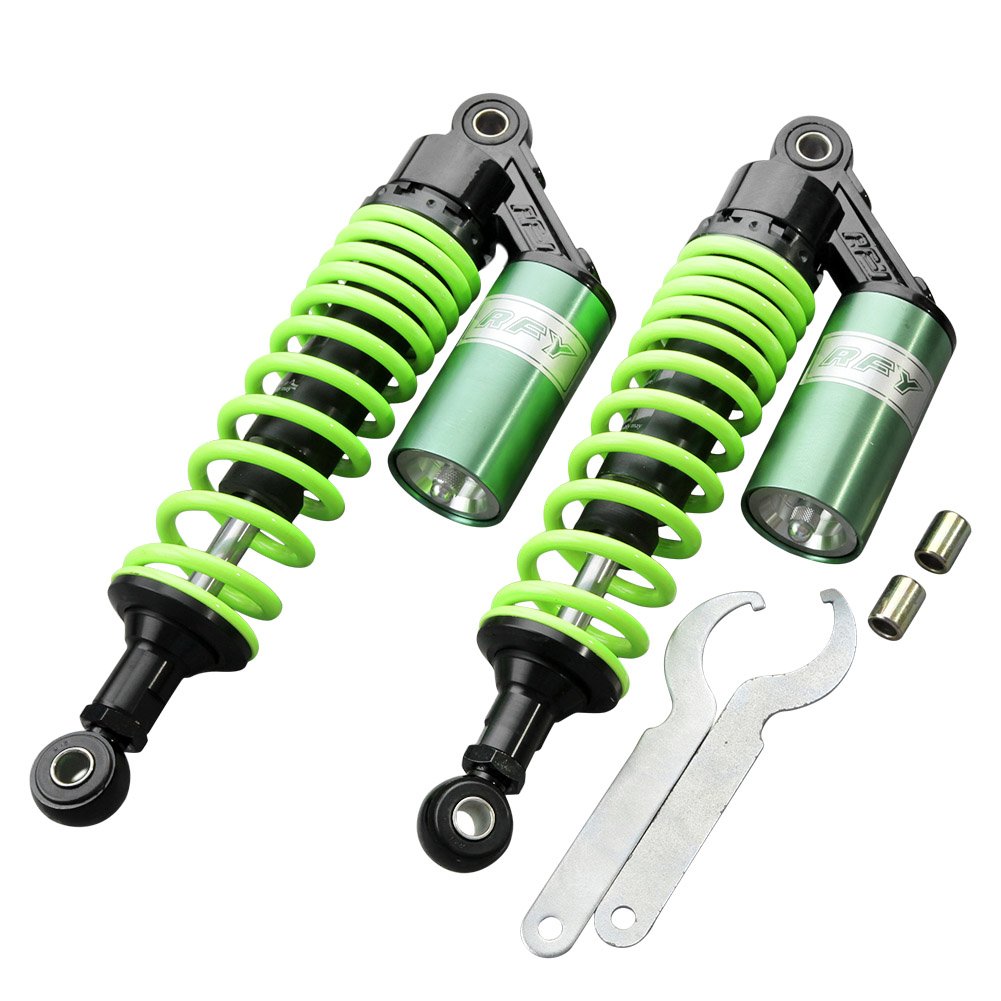 Gzyf 320Mm Pair Universal Motorcycle Rear Air Shock Absorbers For Honda For Suzuki For Kawasaki For Yamaha Atv Go Kart Quad Dirt