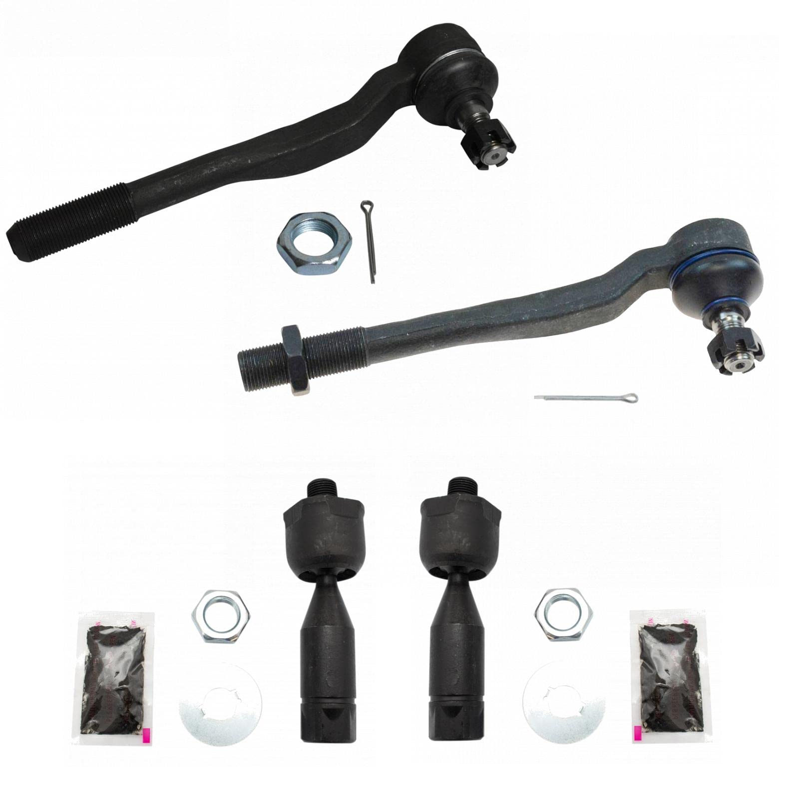 Trq Front Tie Rod Set Compatible With 1996-2002 Toyota 4Runner